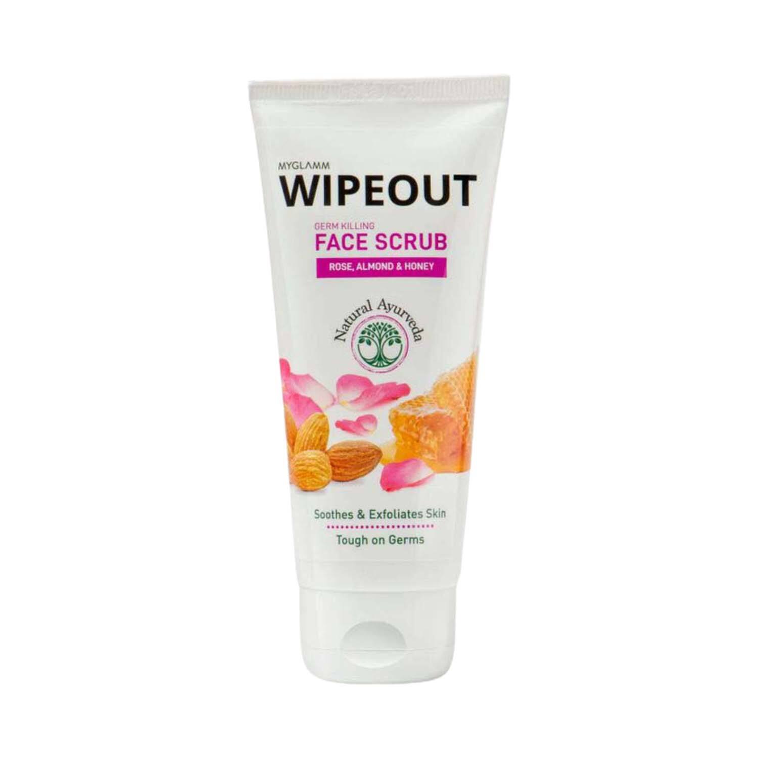 MyGlamm | MyGlamm Wipeout Germ Killing Face Scrub - Rose and Honey (60 g)