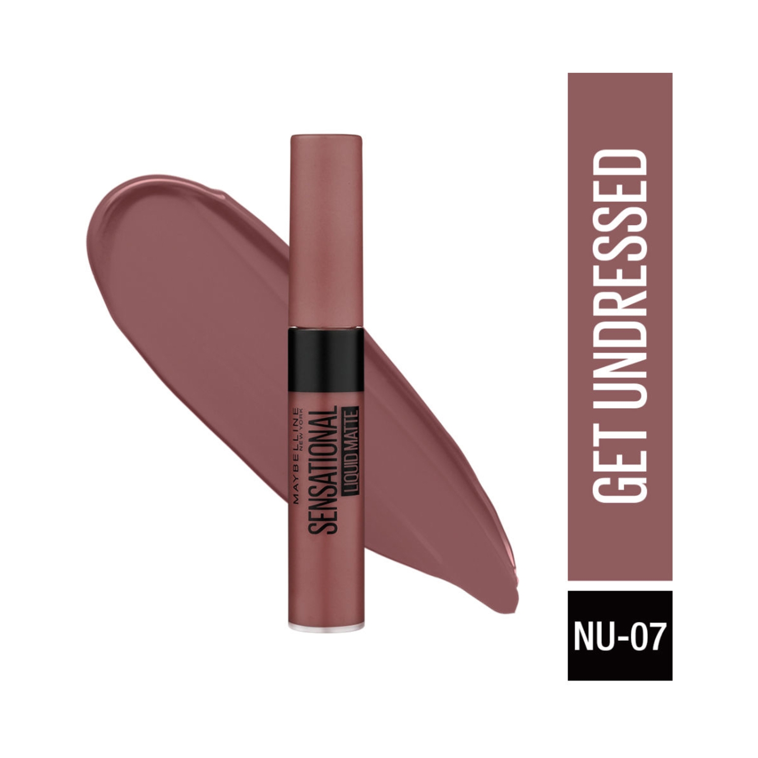 Maybelline New York | Maybelline New York Sensational Liquid Matte Lipstick - NU07 Get Undressed (7ml)