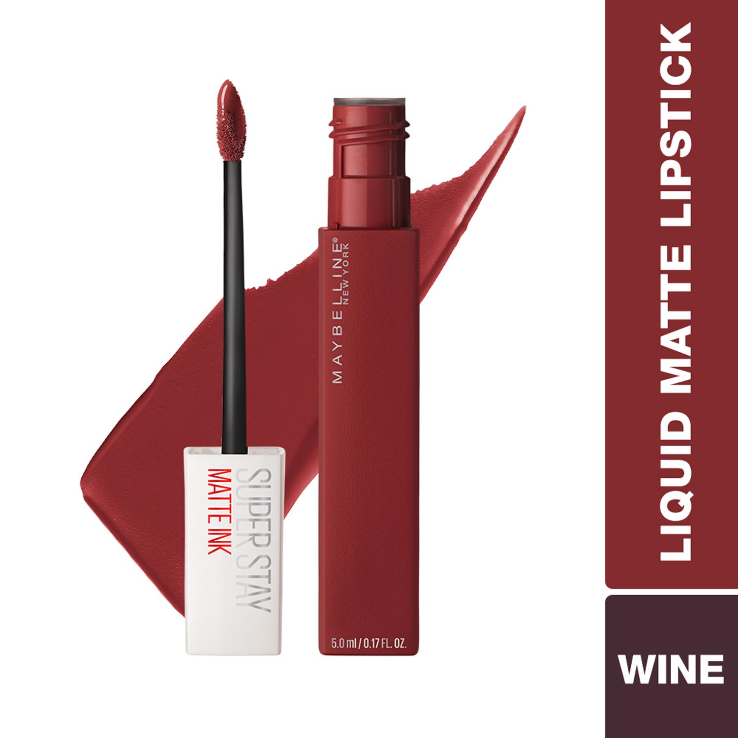 Maybelline New York Super Stay Matte Ink Liquid Lipstick - 50 Voyager (5ml)