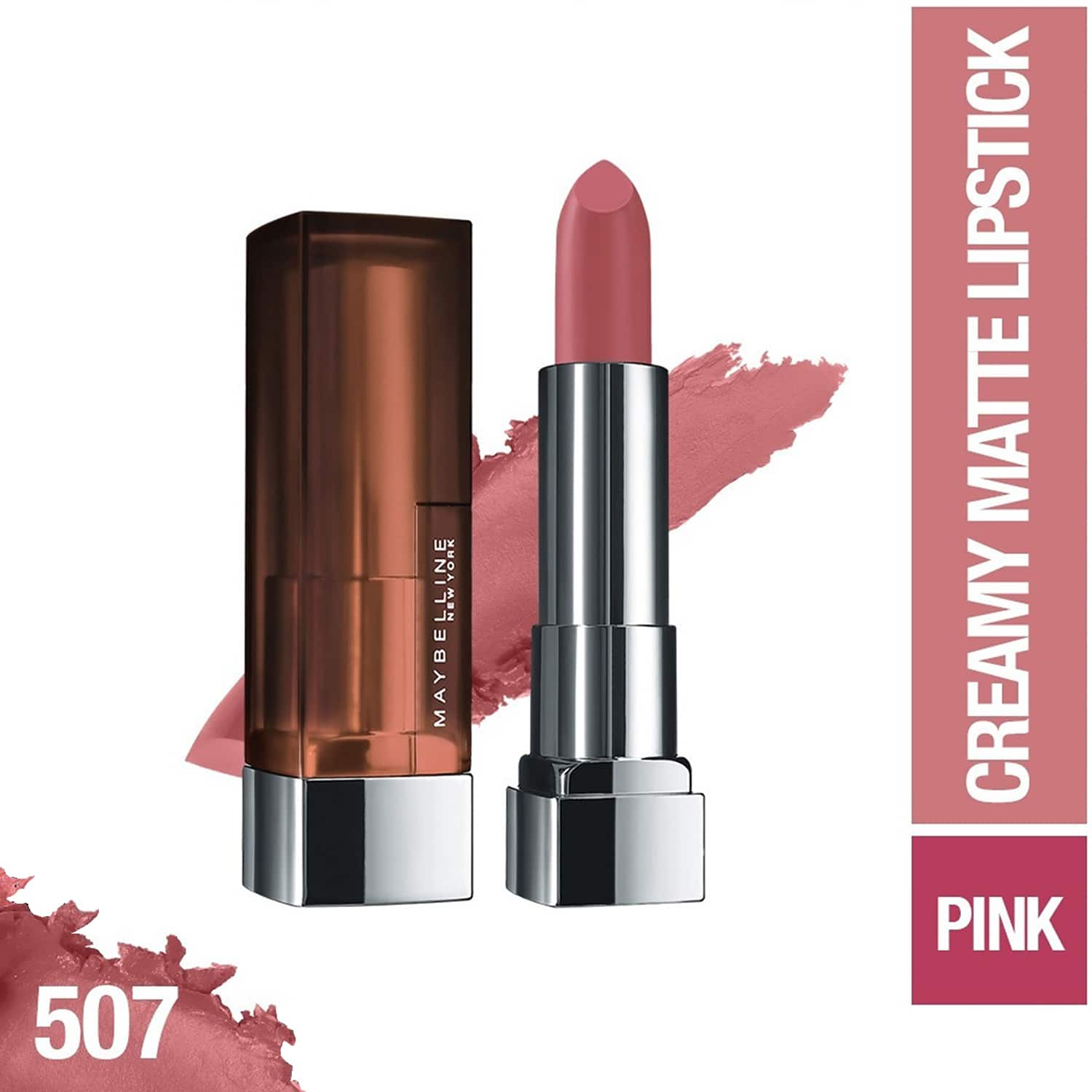 Maybelline New York Colour Sensational Creamy Matte Lipstick For Smooth &  Comfortable Lips, 3.9 g