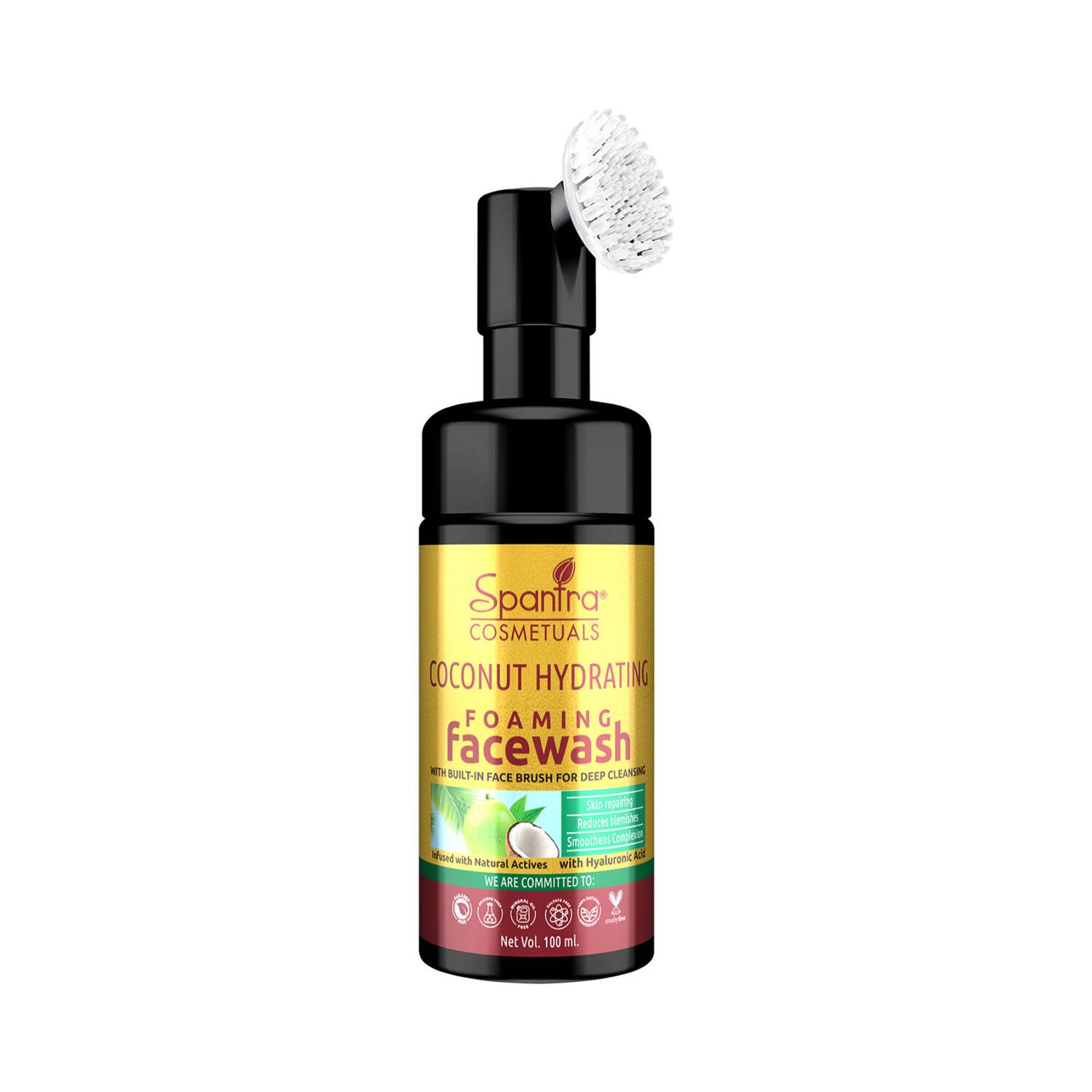 Spantra | Spantra Coconut Hydrating Foaming Face Wash (100ml)