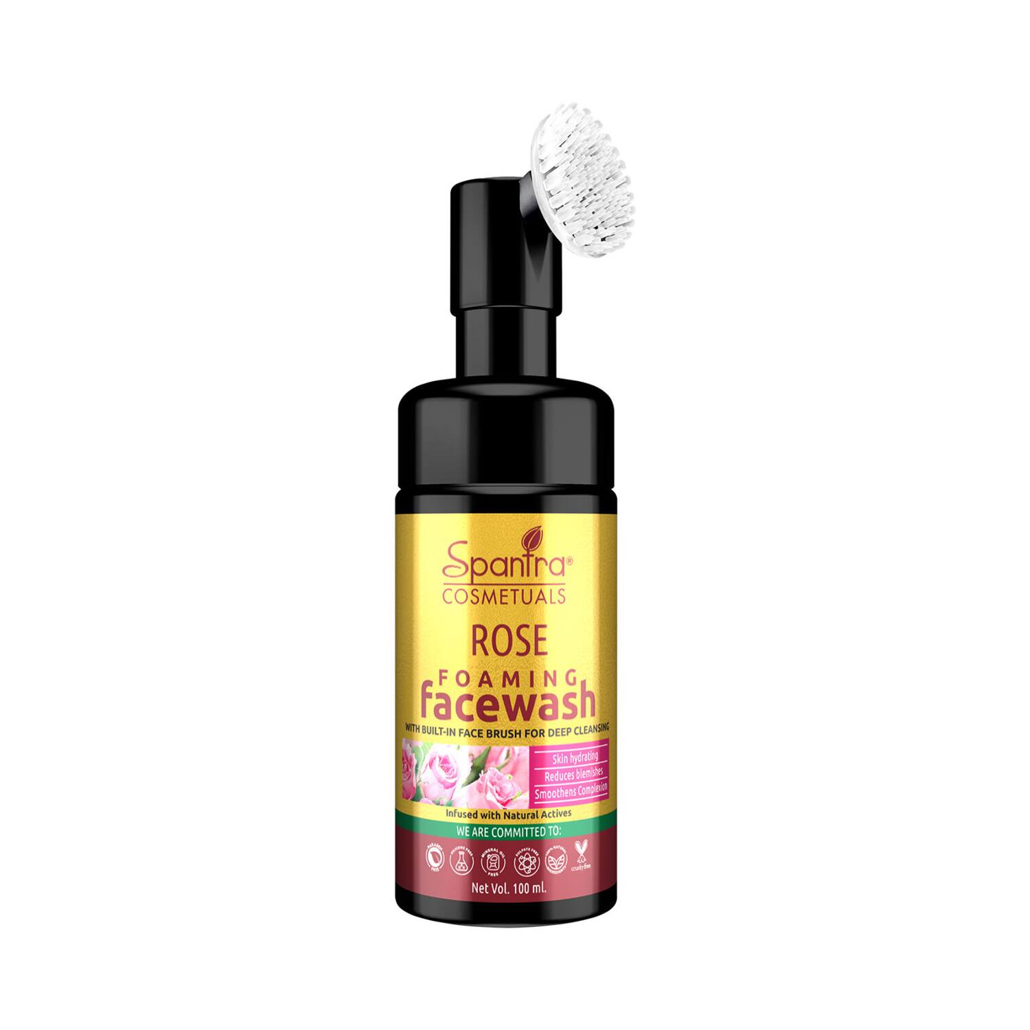 Spantra | Spantra Rose Foaming Face Wash (100ml)