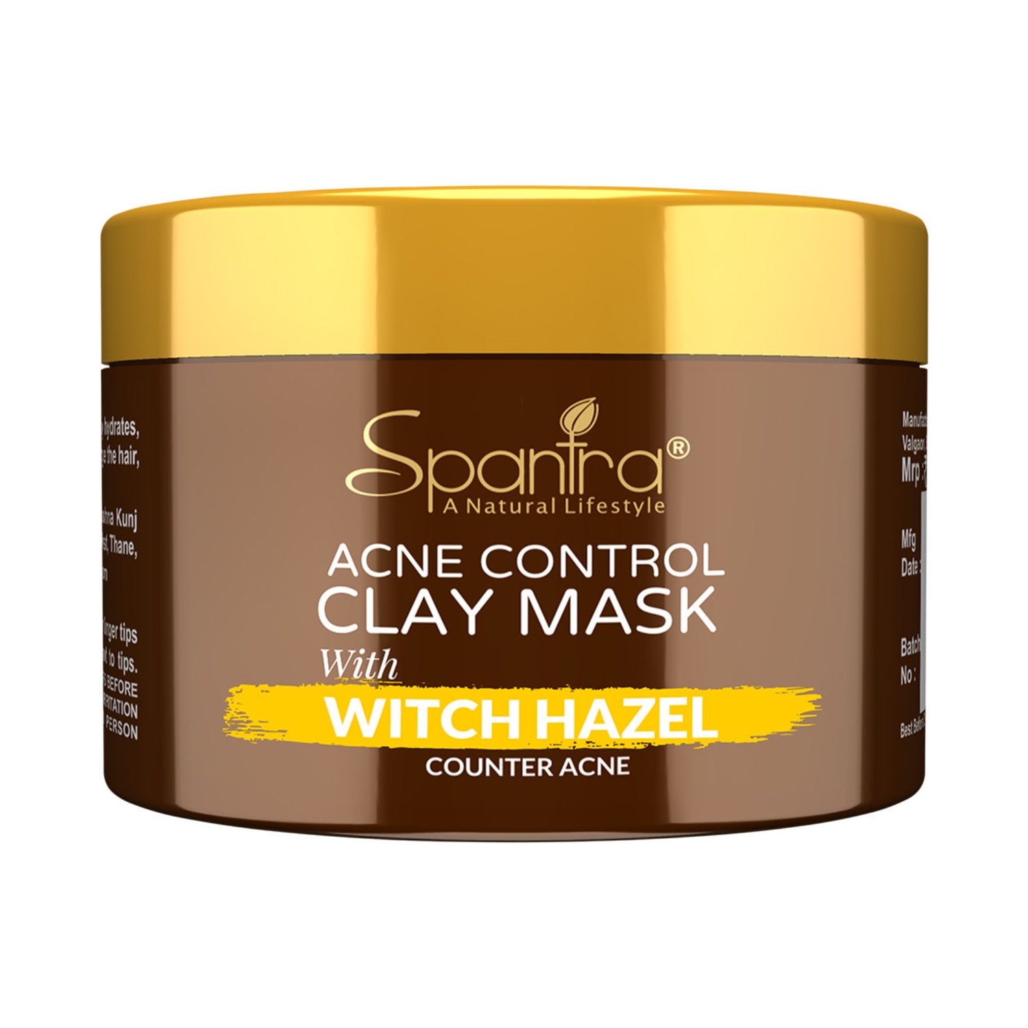 Spantra | Spantra Acne Control Clay Mask With Witch Hazel (125g)