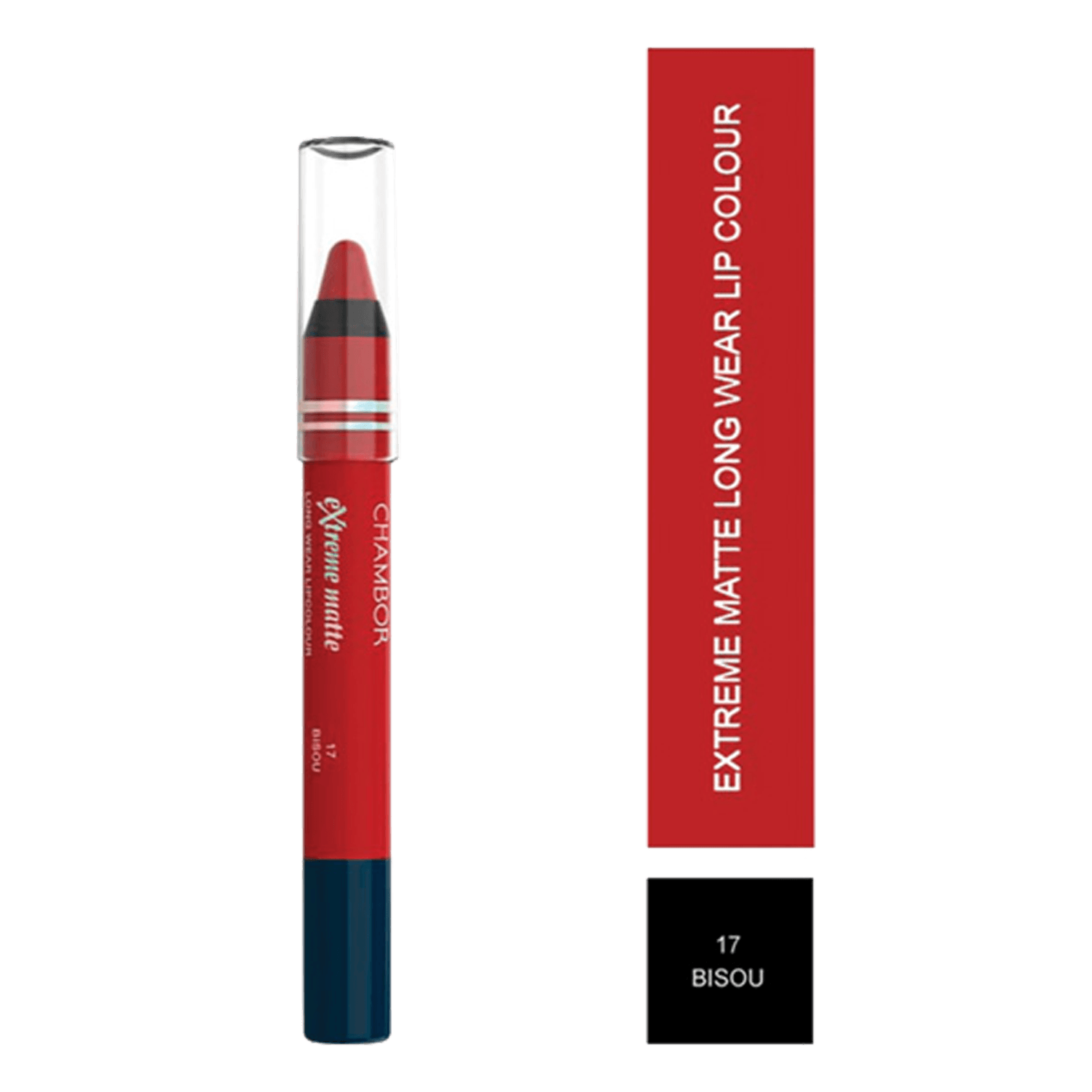 Chambor | Chambor Extreme Matte Long Wear Lip Colour Make up Les Meringues Collection - Bisou, 17 (2.8g)