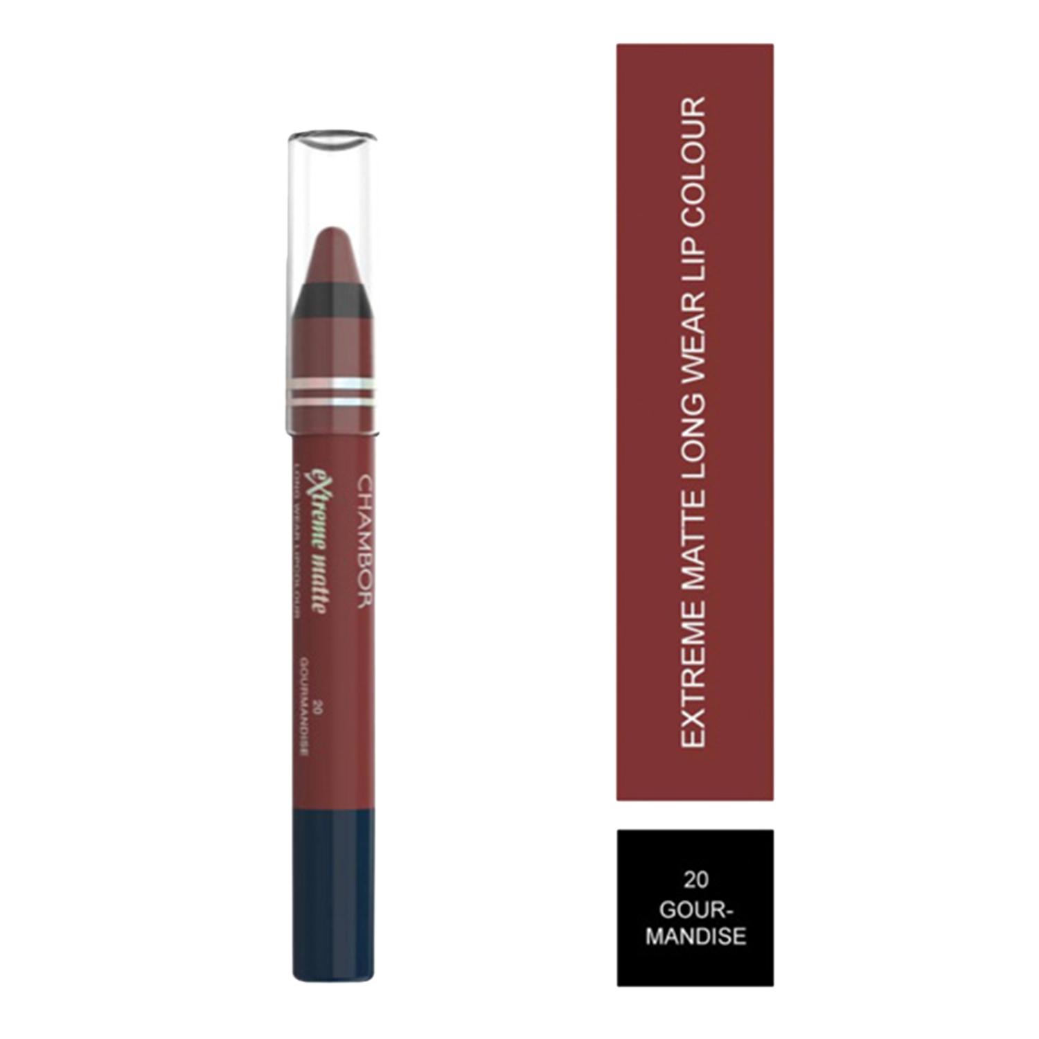 Chambor | Chambor Extreme Matte Long Wear Lip Colour Make up Les Meringues Collection - Gourmandise, 20 (2.8g)