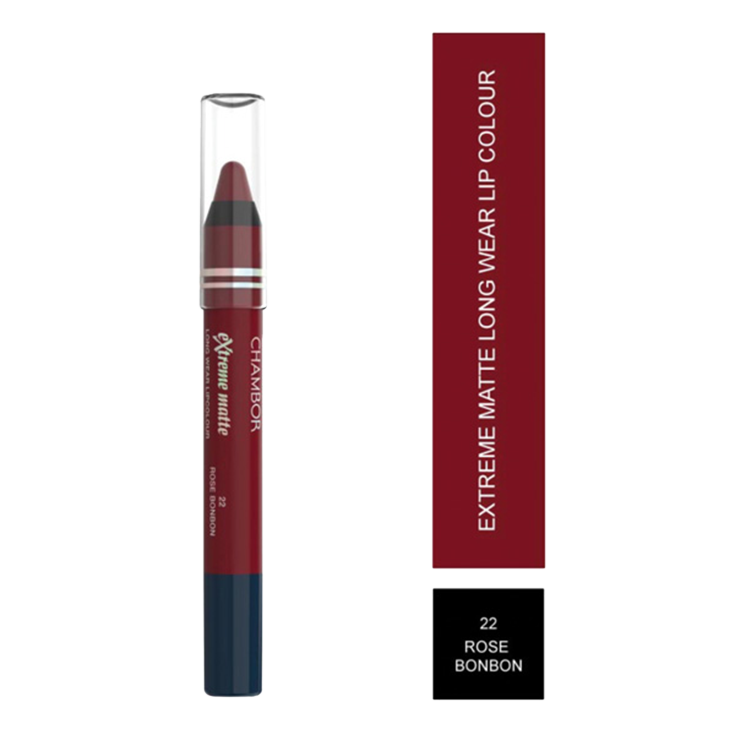 Chambor | Chambor Extreme Matte Long Wear Lip Colour Make up Les Meringues Collection - Rose Bonbon, 22 (2.8g)