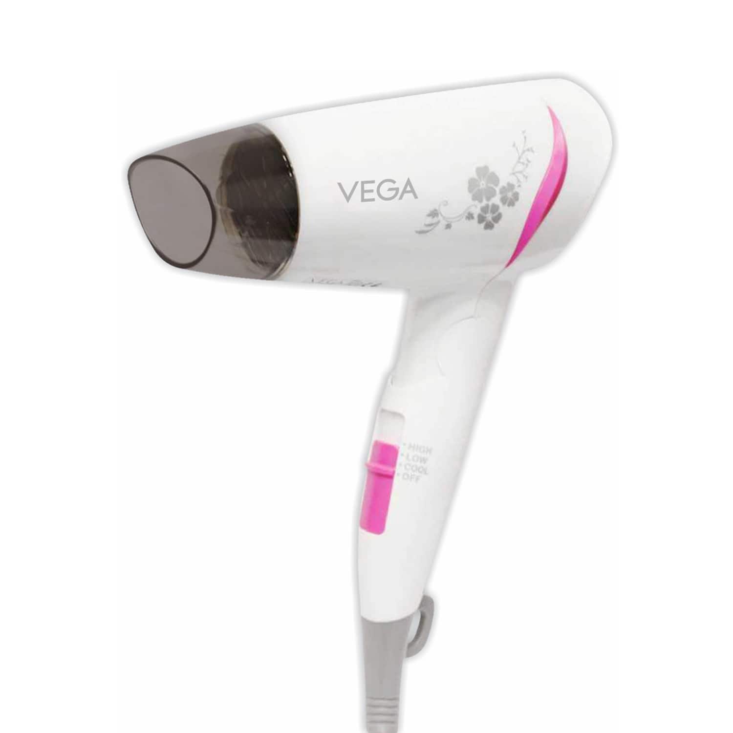 Vega | Vega Go Style 1200w Hot & Cool Foldable Hair Dryer (VHDH-18) - White (440 g)