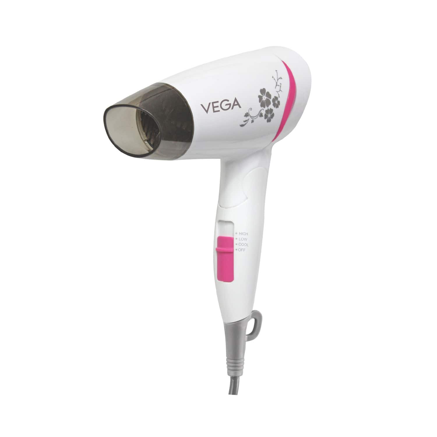 Vega | Vega Go Style 1200-1400W Foldable Hair Dryer for Women with Heat & Cool Setting Quick Dry VHDH-18