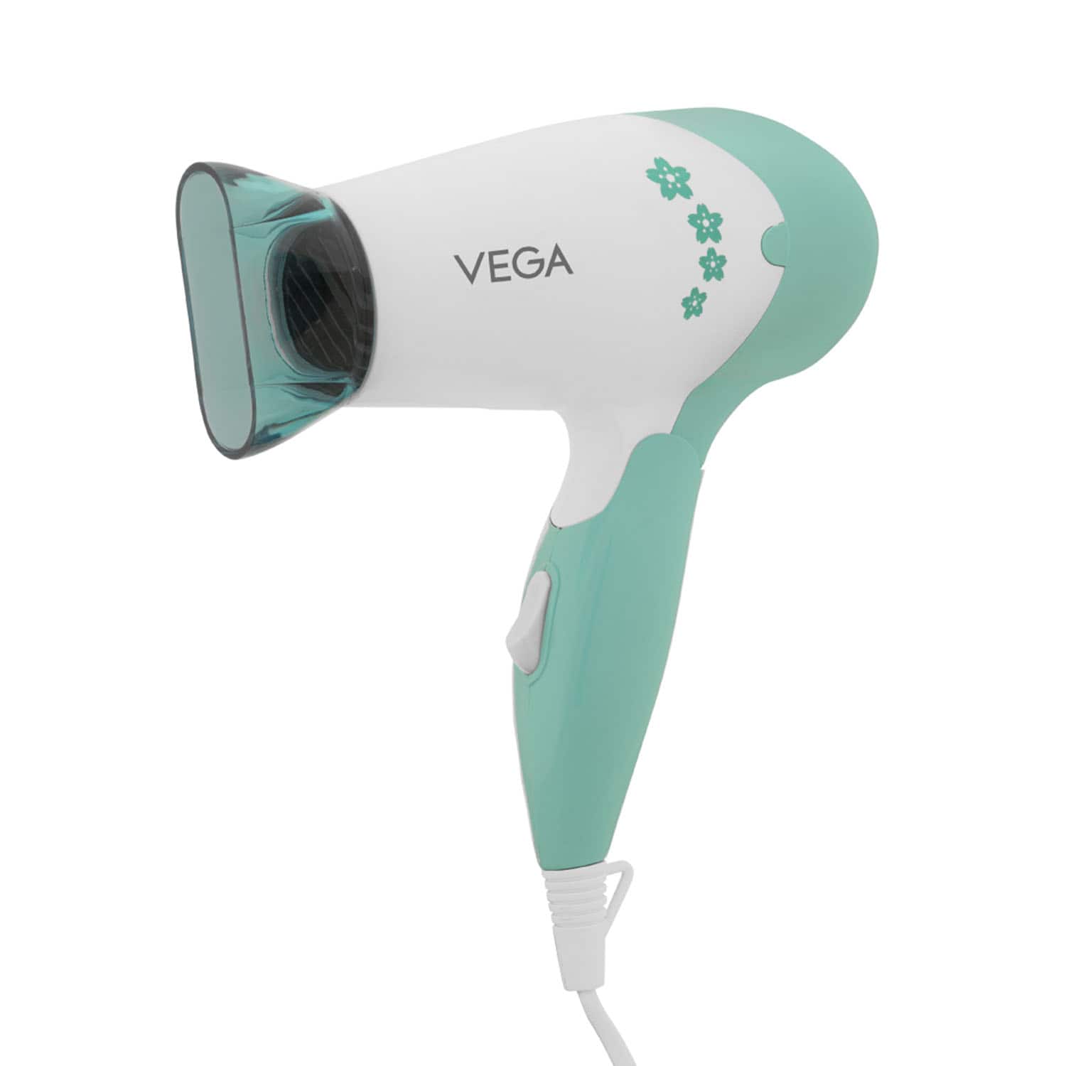 Vega | Vega Insta Glam Foldable 1000 W Hair Dryer with Heat & Speed Settings VHDH-20N Made in India (123 g)