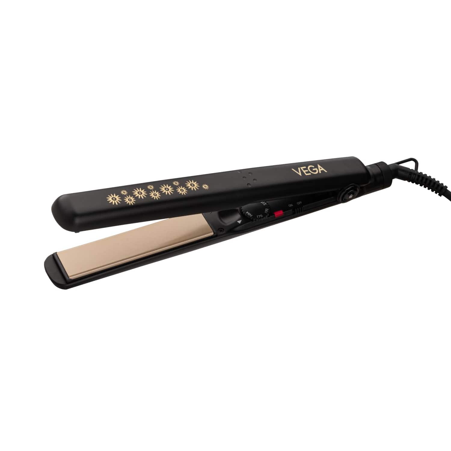 Vega | Vega Keratin Glow Hair Straightener with Keratin infused Floating Plates (VHSH-20) Black (381 g)