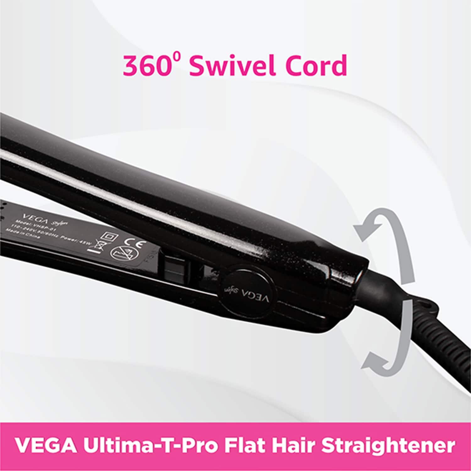 Vega flat deals hair straightener