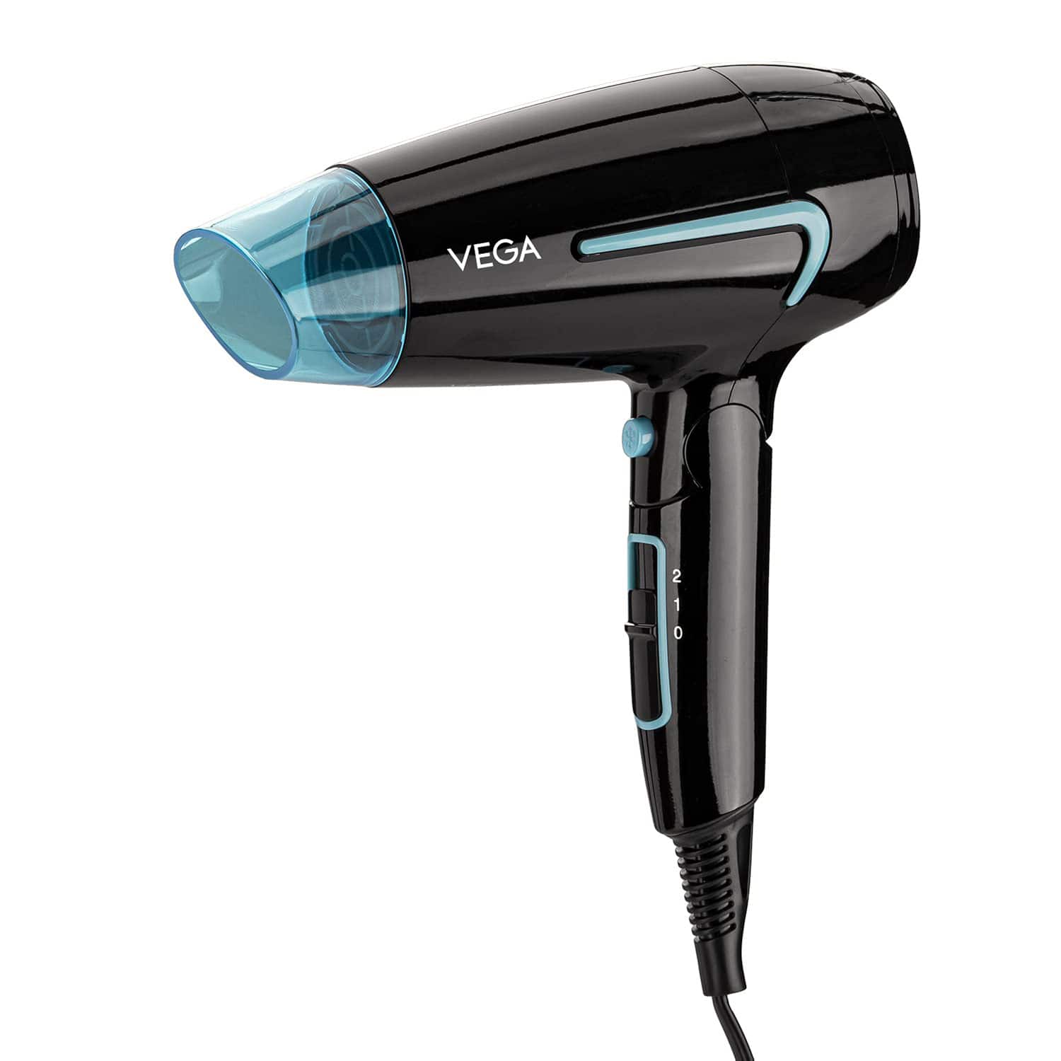 Vega | Vega U Style 1600W Foldable Hair Dryer for Women & Men with 2 Speed/3 Heat Settings (VHDH-24)
