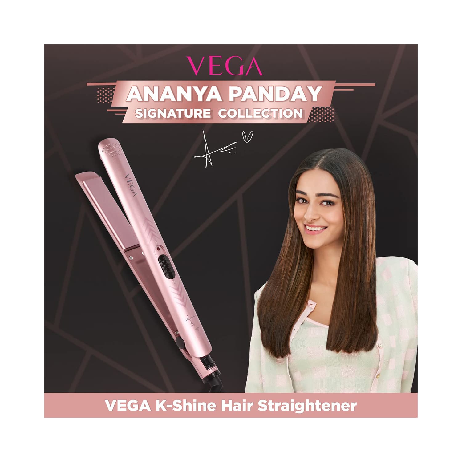 Vega i shine deals flat hair straightener