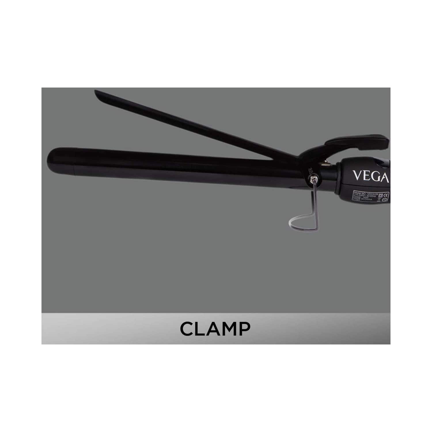 Vega Long Curl Barrel Hair Curler With Adjustable Temperature VHCH 04