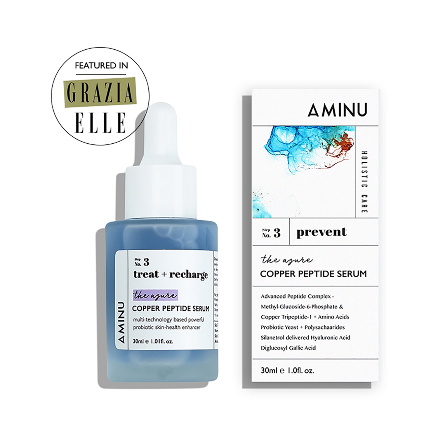 Aminu | Aminu The Azure Prevent Copper Peptide Serum - (10ml)