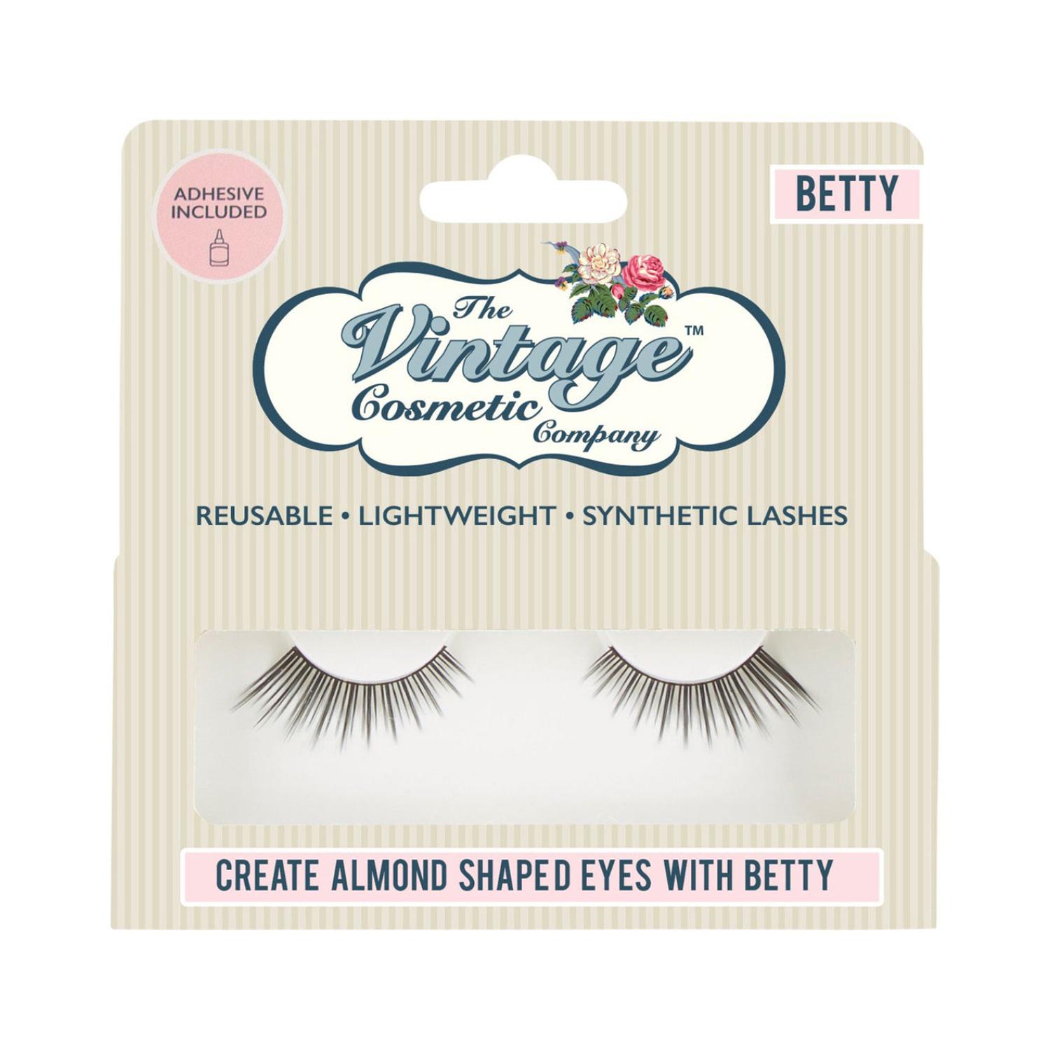 The Vintage Cosmetic Company | The Vintage Cosmetic Company Betty Natural False Eyelashes (2Pcs)