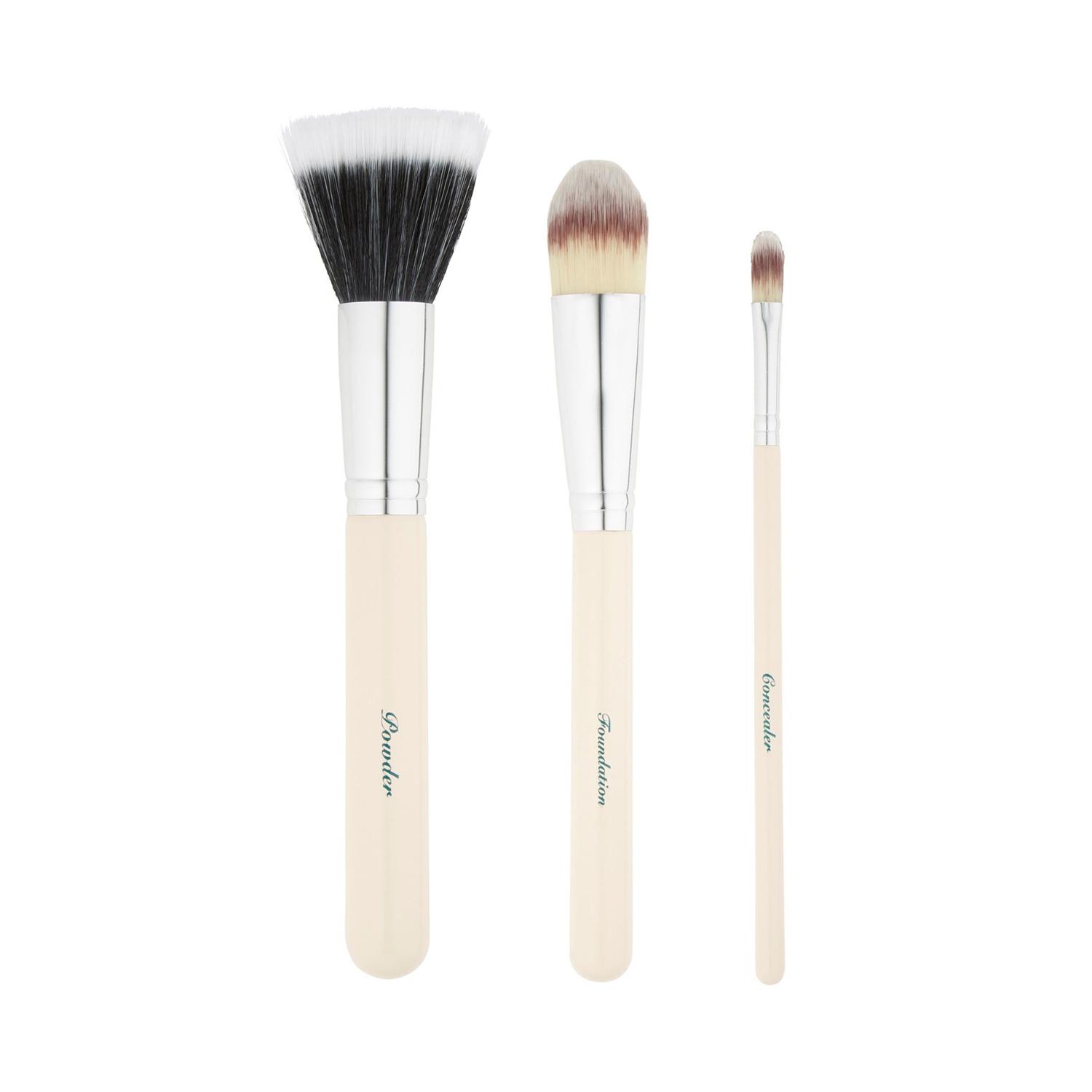The Vintage Cosmetic Company | The Vintage Cosmetic Company Airbrush Makeup Brush Set (3Pcs)