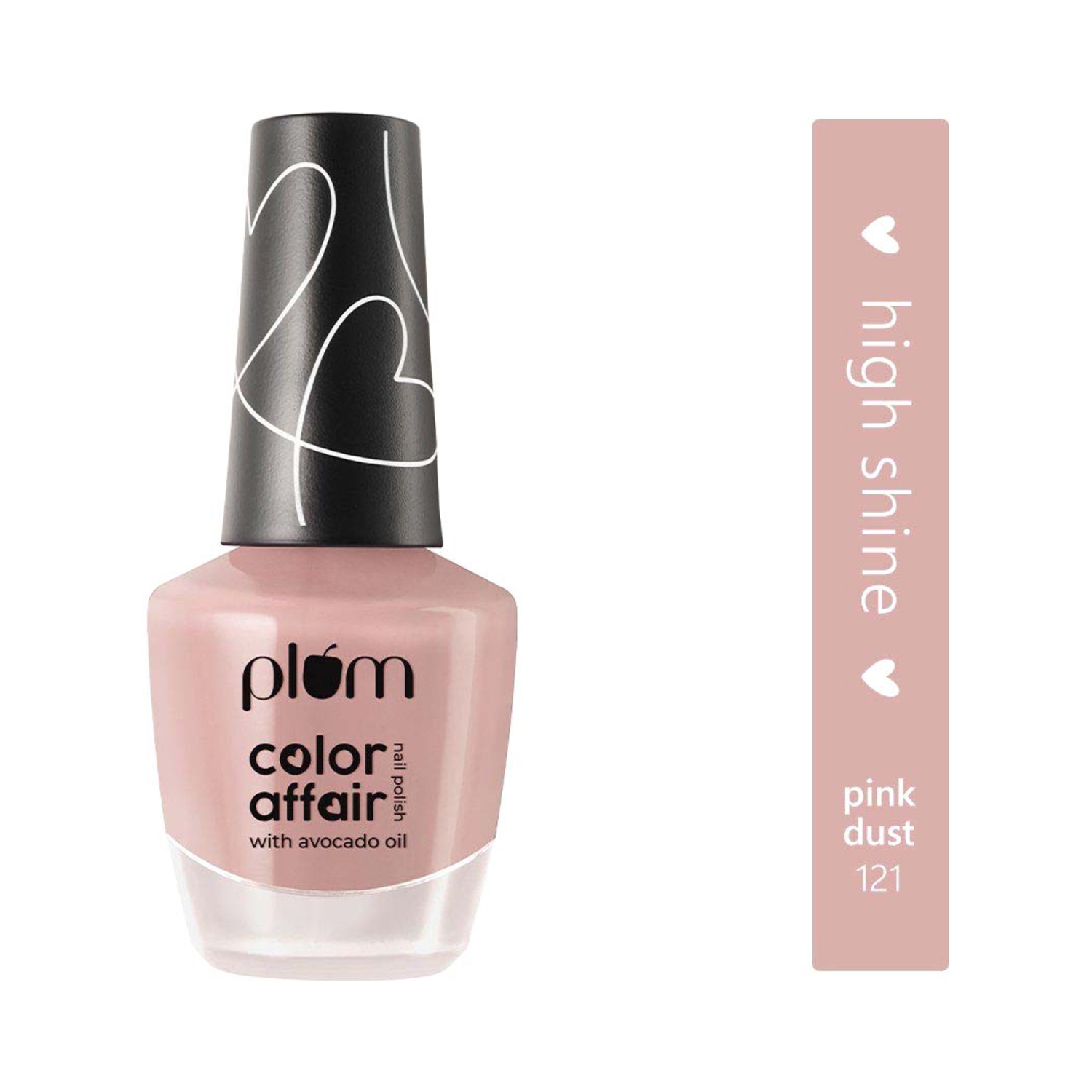 Plum | Plum Color Affair Nail Polish - 121 Pink Dust (11ml)