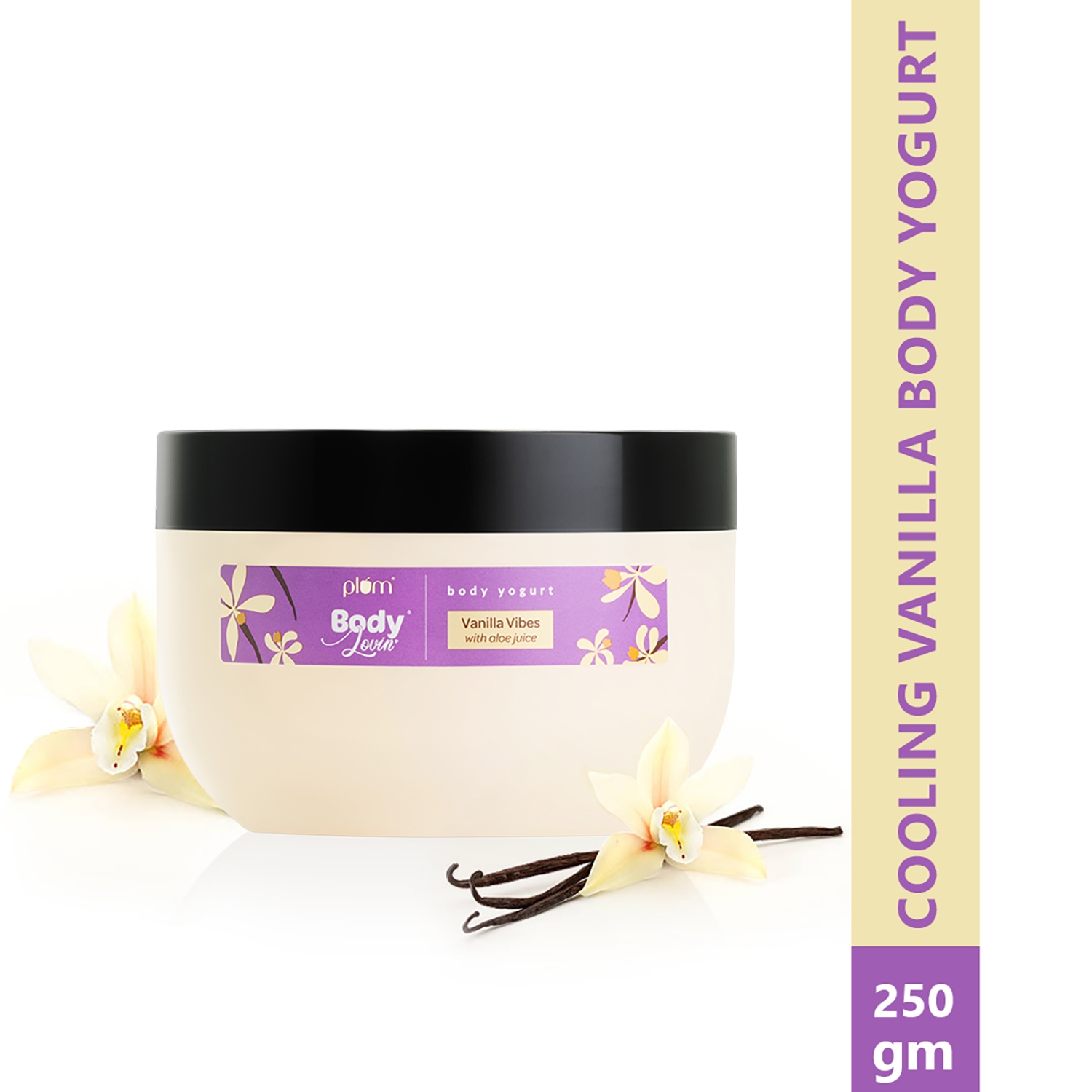 Plum | Plum BodyLovin' Vanilla Vibes Body Yogurt Lightweight Hydration, Quick absorbing formula (250g)