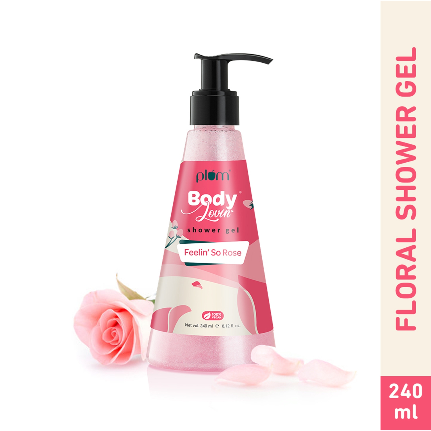 Plum Bodylovin Feelin So Rose Shower Gel - (240ml)