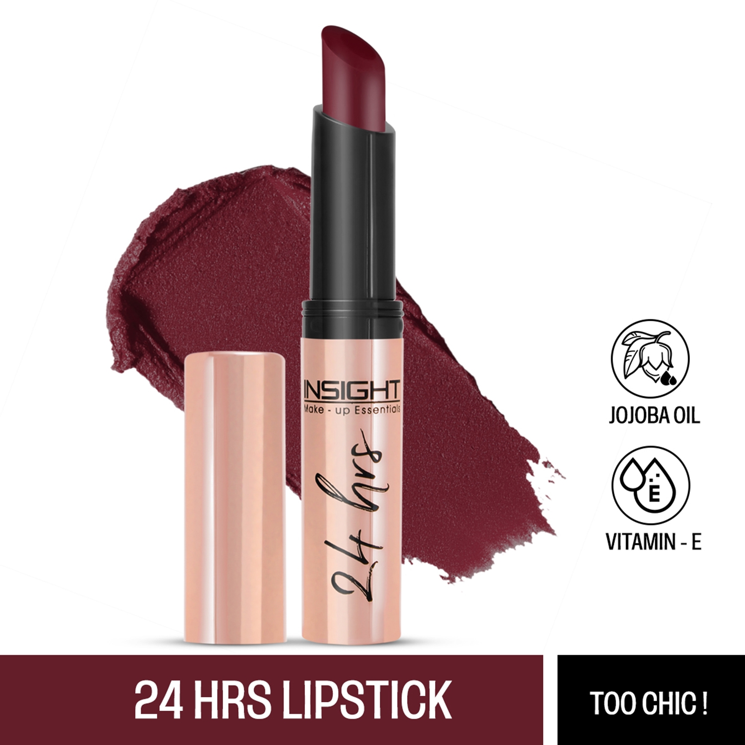 Insight Cosmetics | Insight Cosmetics 24 Hrs Non Transfer Matte Lipstick - 21 Too Chic! (3g)