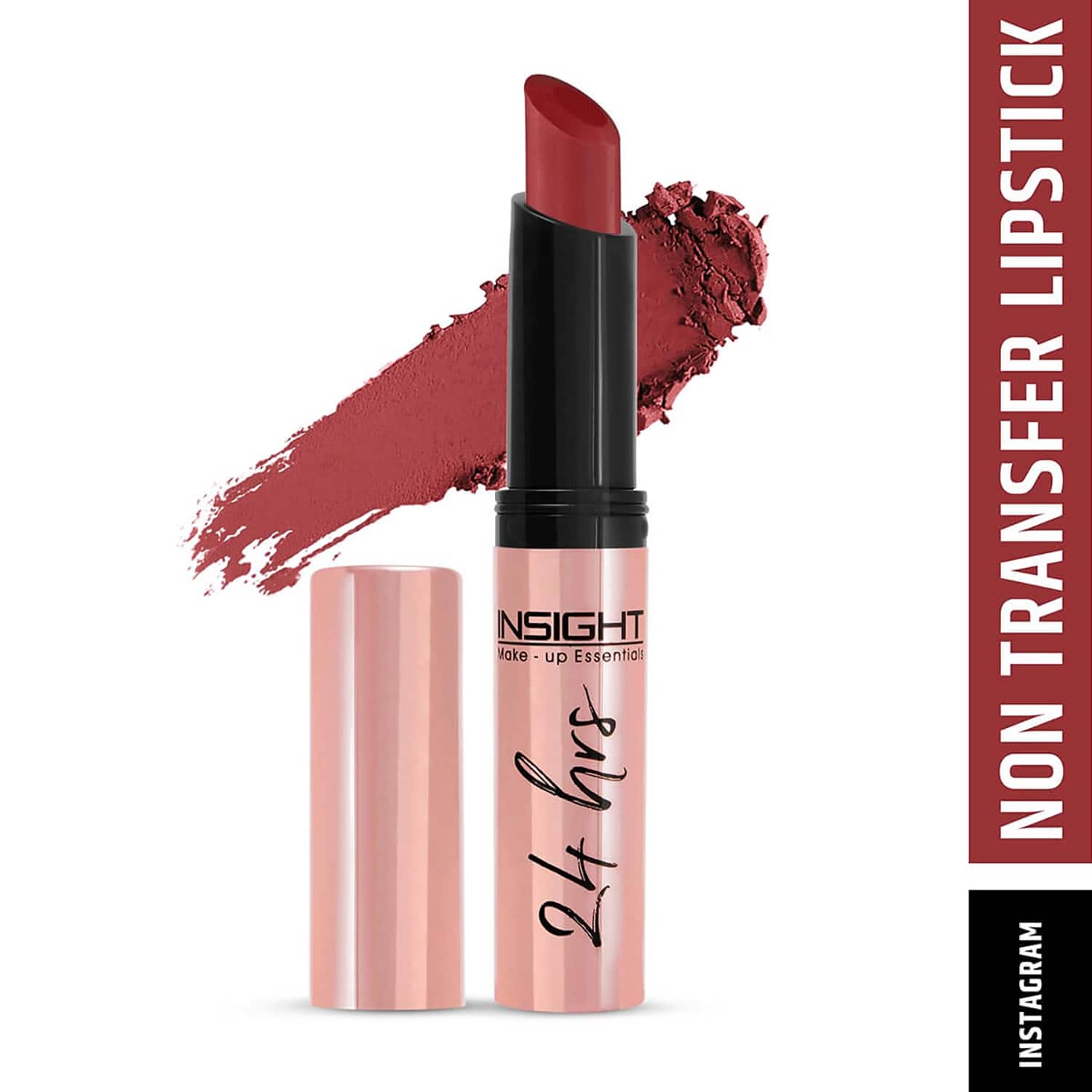 Insight Cosmetics | Insight Cosmetics 24 Hrs Non Transfer Matte Lipstick - 24 Instagram (3g)