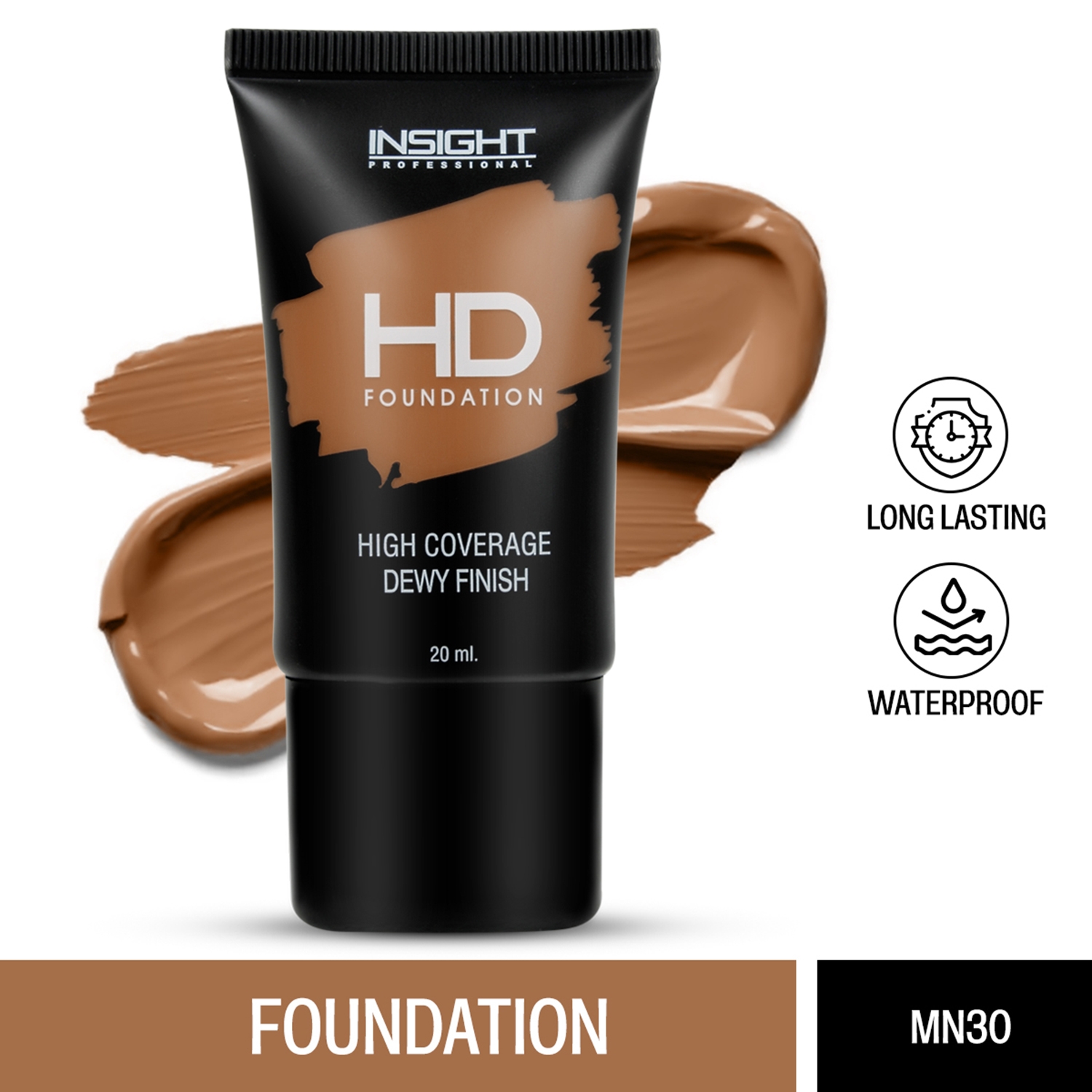 Insight Cosmetics | Insight Cosmetics Dewy Finish HD Foundation - MN 30 (20ml)