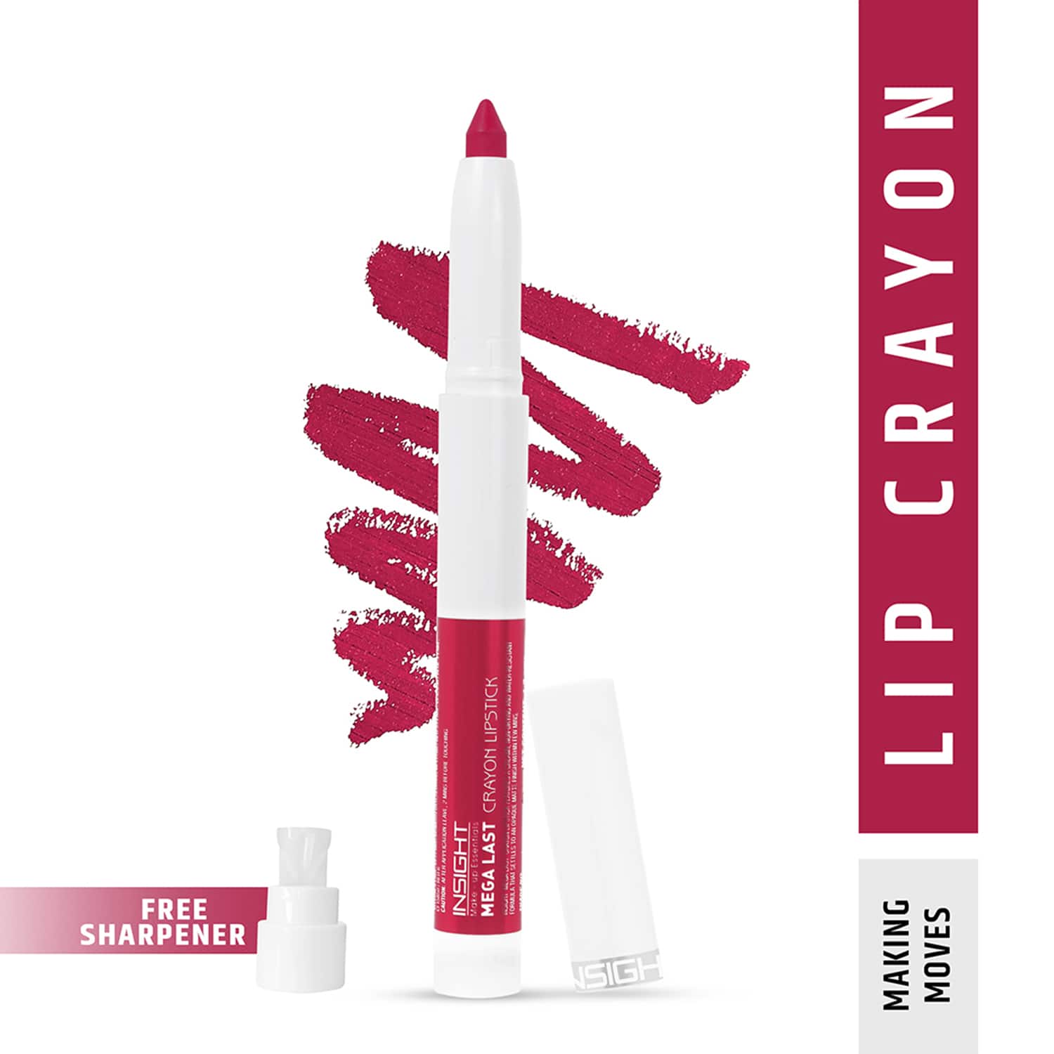 Insight Cosmetics | Insight Cosmetics Mega Last Crayon Lipstick - 01 Making Moves (1.3g)
