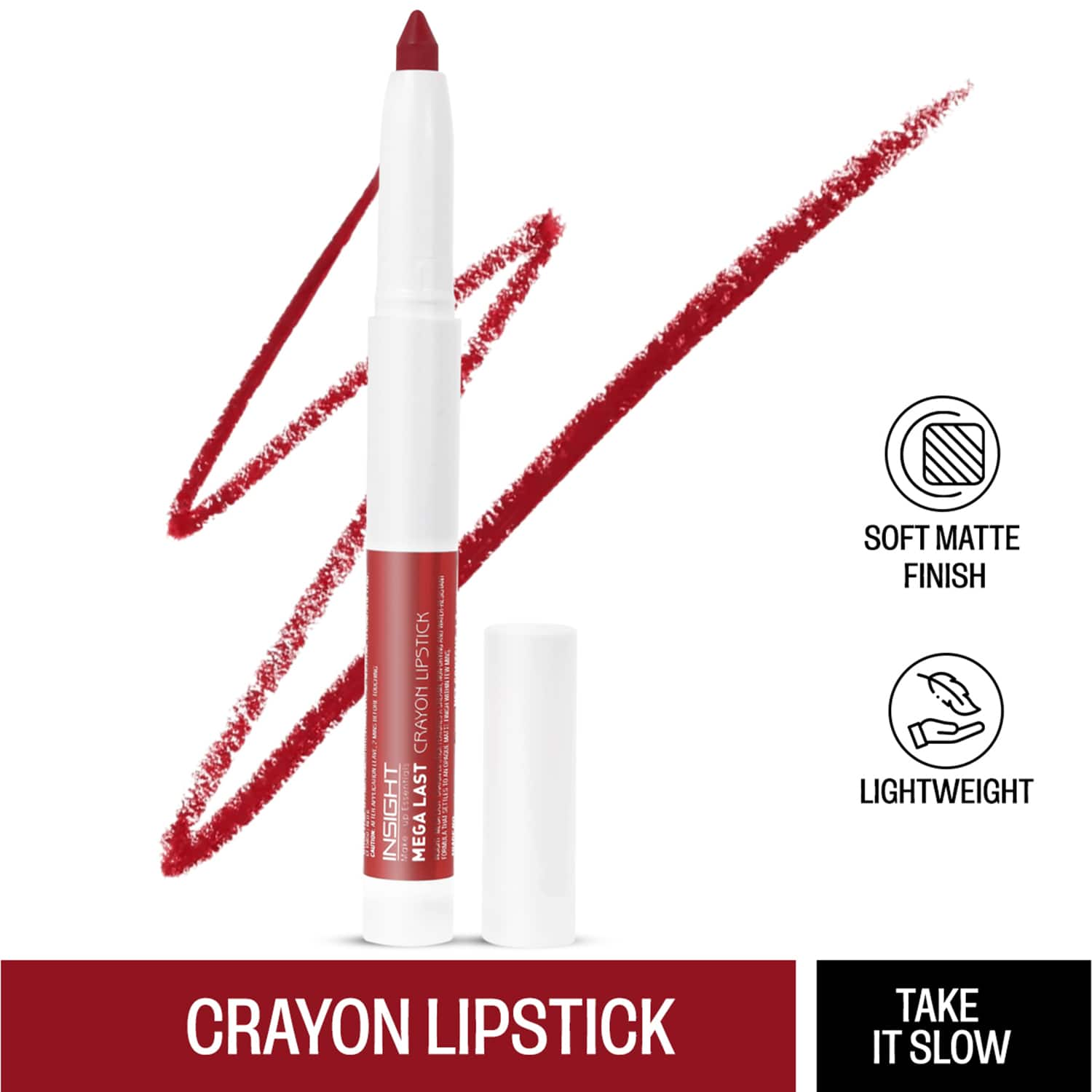 Insight Cosmetics | Insight Cosmetics Mega Last Crayon Lipstick - 02 Take It Slow (1.3g)