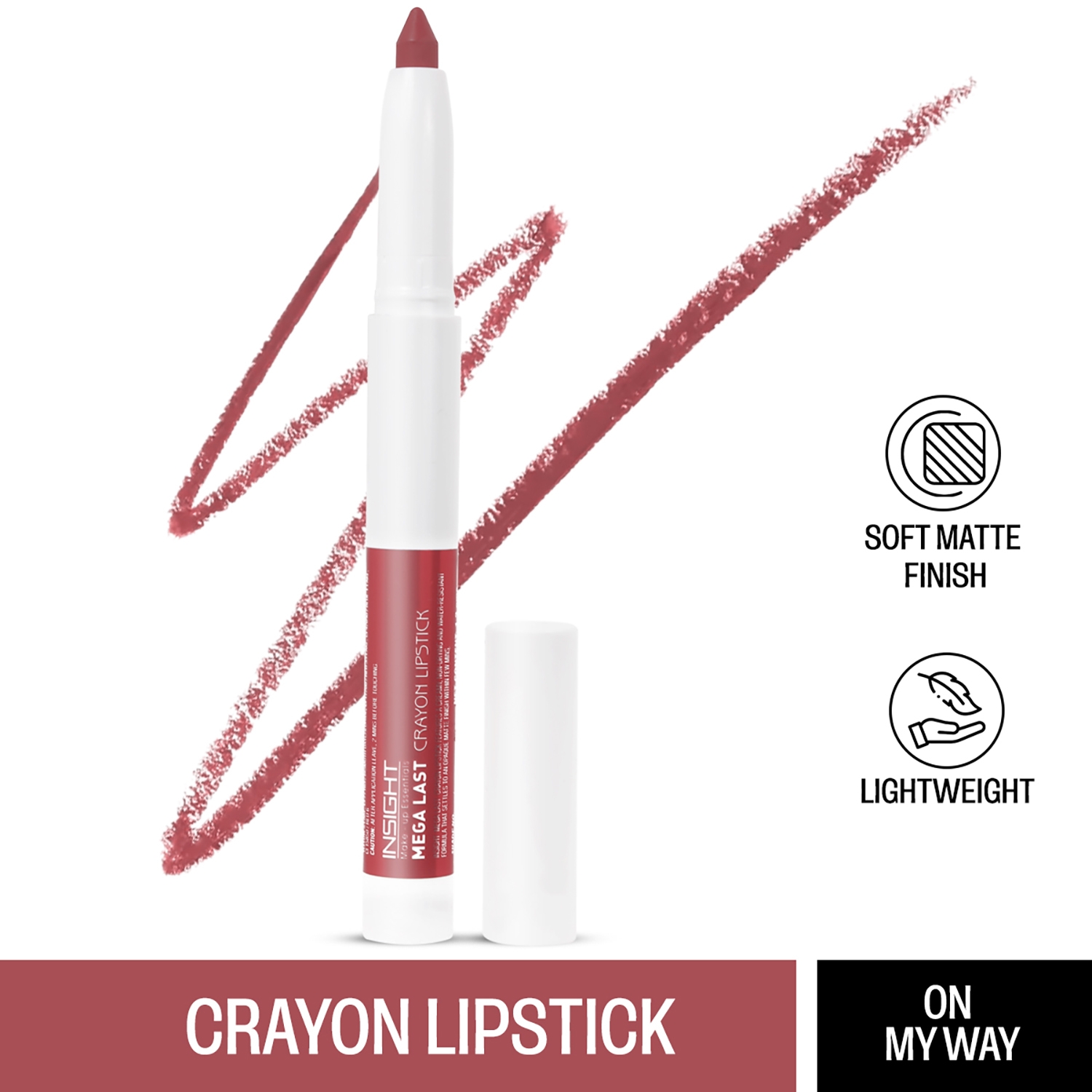 Insight Cosmetics | Insight Cosmetics Mega Last Crayon Lipstick - 03 On My Way (1.3g)