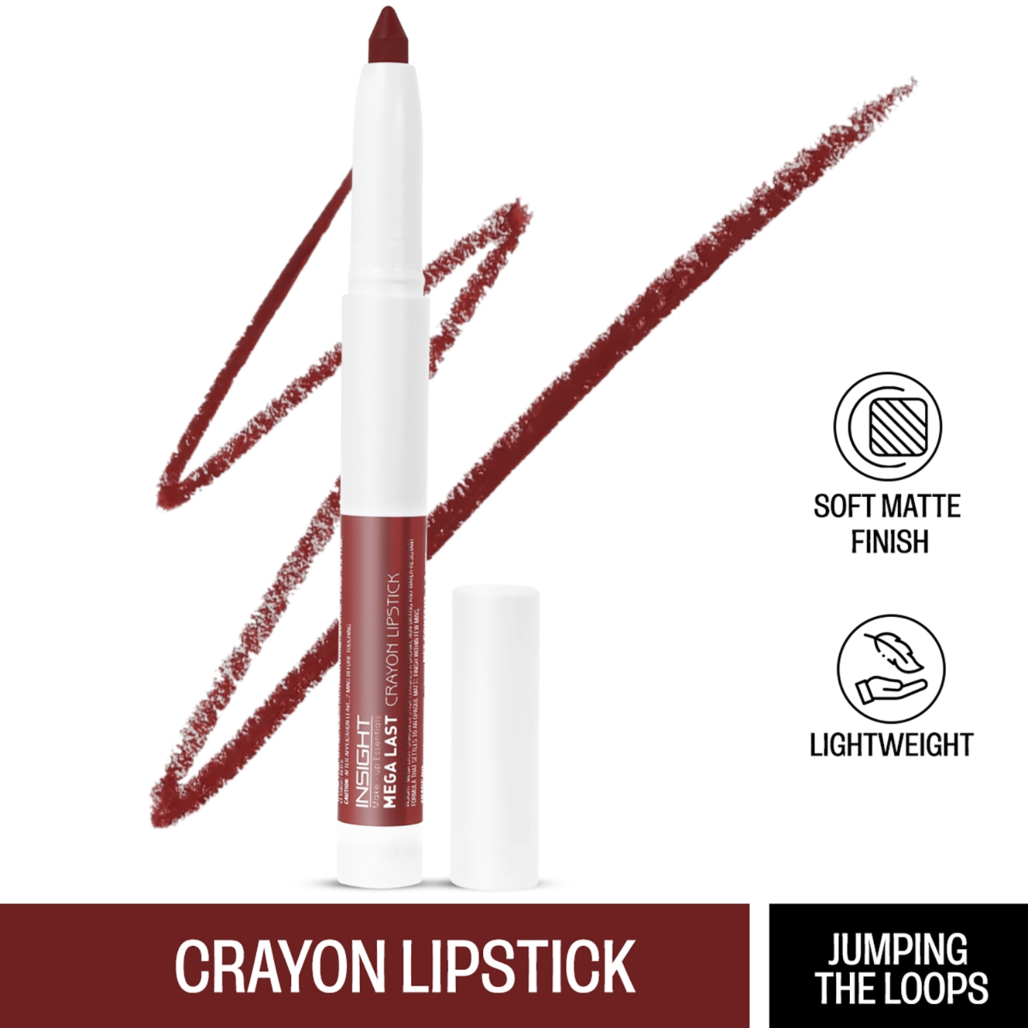 Insight Cosmetics | Insight Cosmetics Mega Last Crayon Lipstick - 10 Jumping The Loops (1.3g)