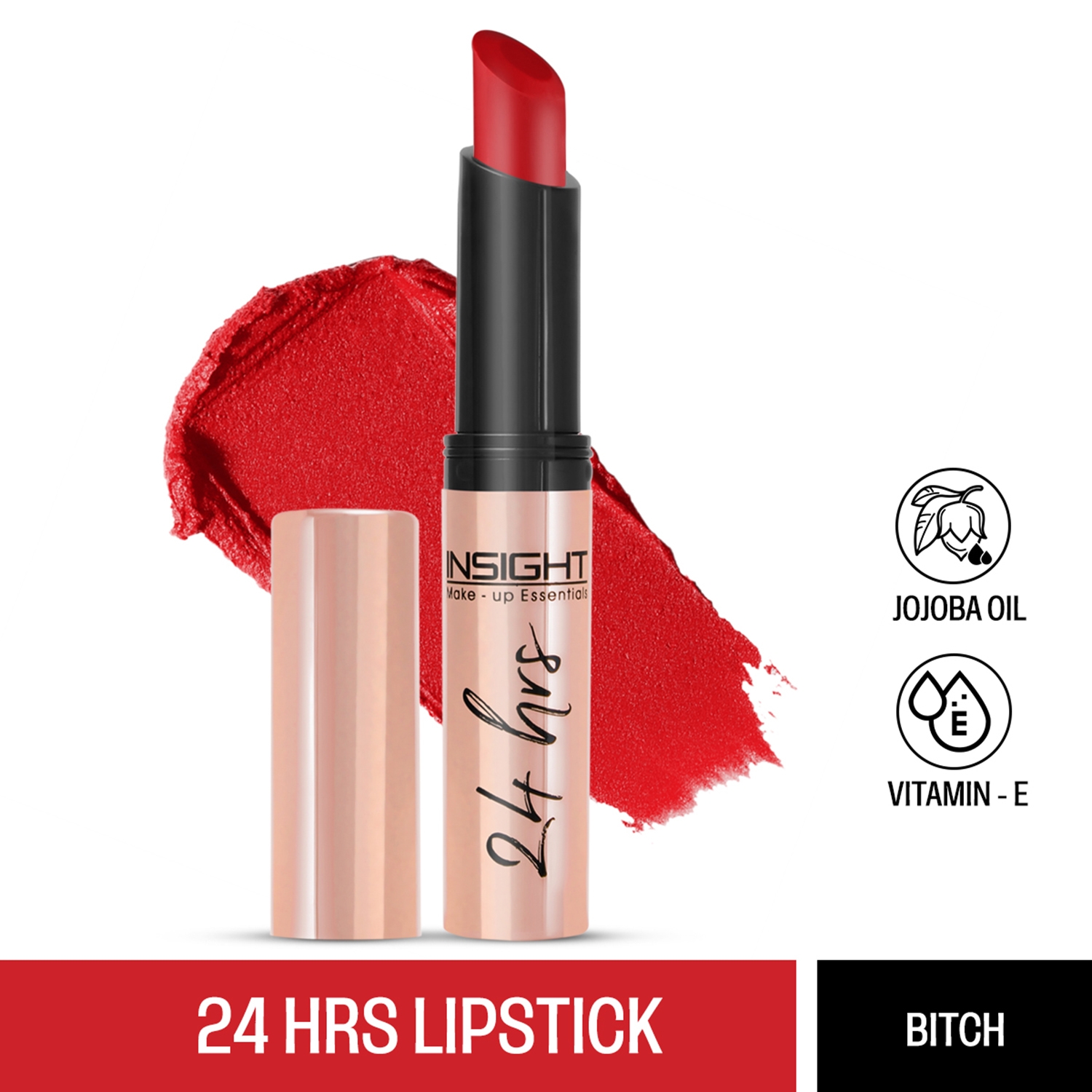 Insight Cosmetics | Insight Cosmetics 24 Hrs Non Transfer Matte Lipstick - 02 Bitch (3g)