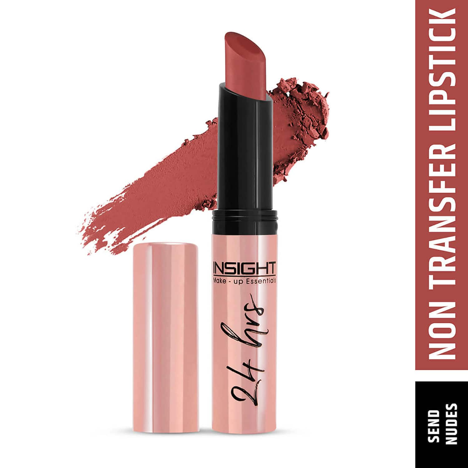 Insight Cosmetics | Insight Cosmetics 24 Hrs Non Transfer Matte Lipstick - 06 Send Nudes (3g)