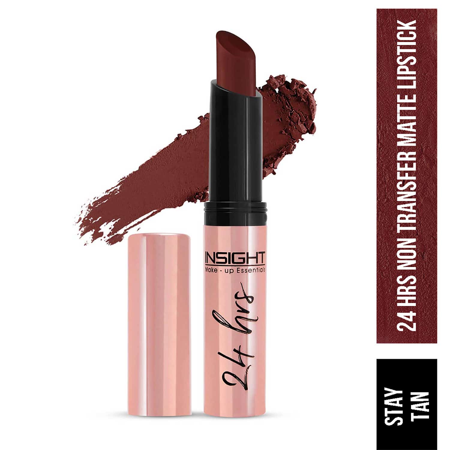 Insight Cosmetics | Insight Cosmetics Make-Up Essential 24 Hrs Non Transfer Matte Lipstick - 12 Stay Tan (3g)