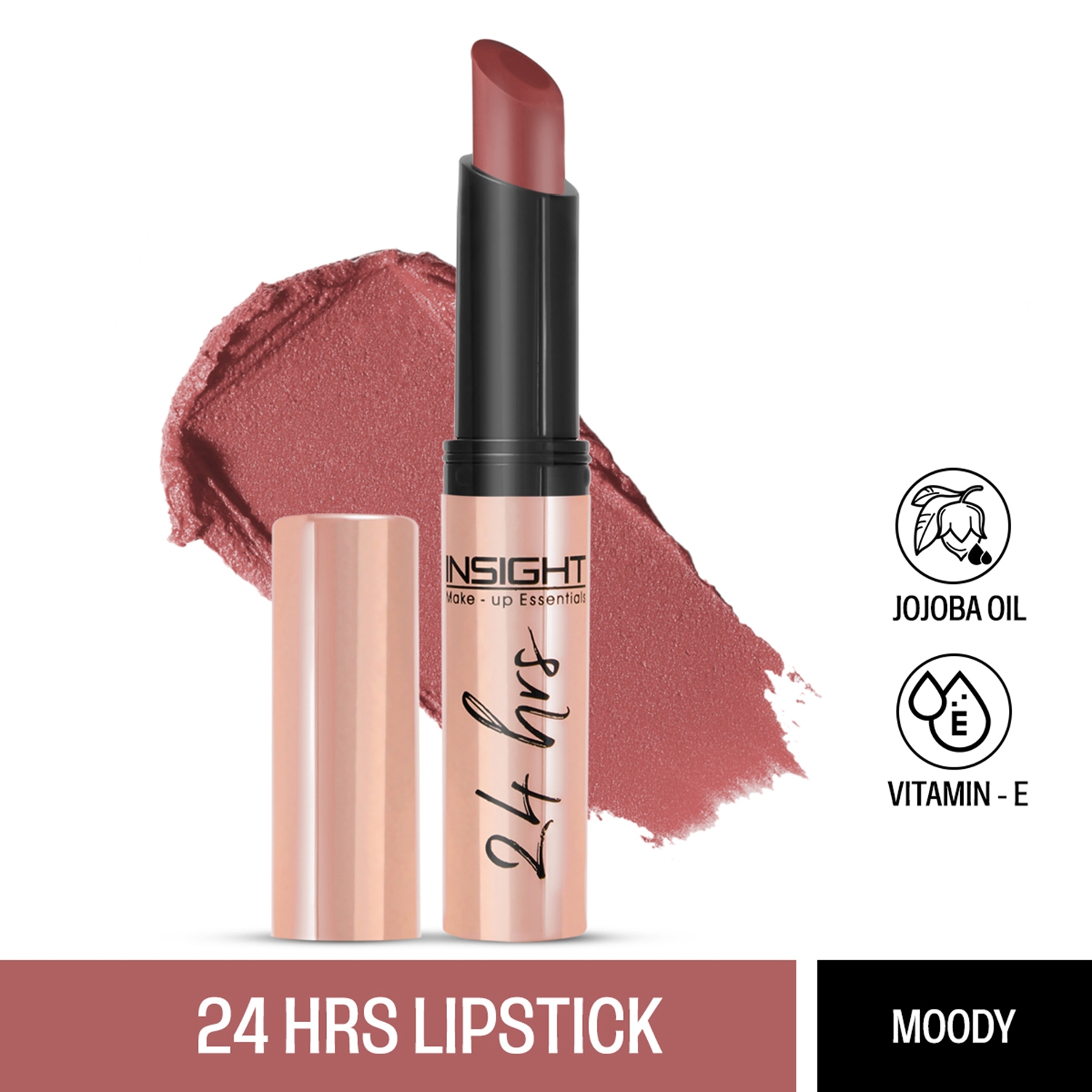 Insight Cosmetics | Insight Cosmetics 24 Hrs Non Transfer Matte Lipstick - 13 Moody (3g)