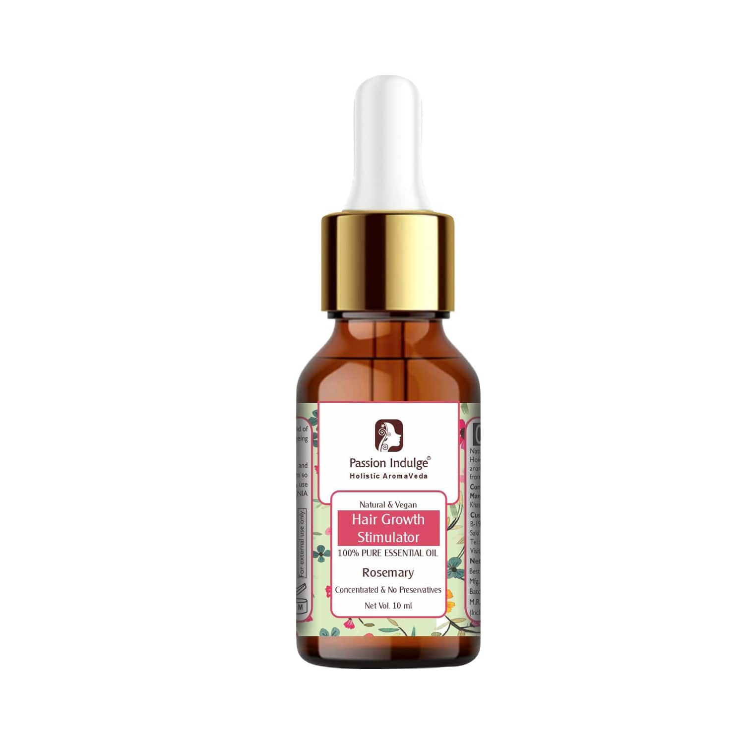 Passion Indulge | Passion Indulge Rosemary Hair Growth Essential Oil, Prevent Acne & Scalp Disorder (10 ml)