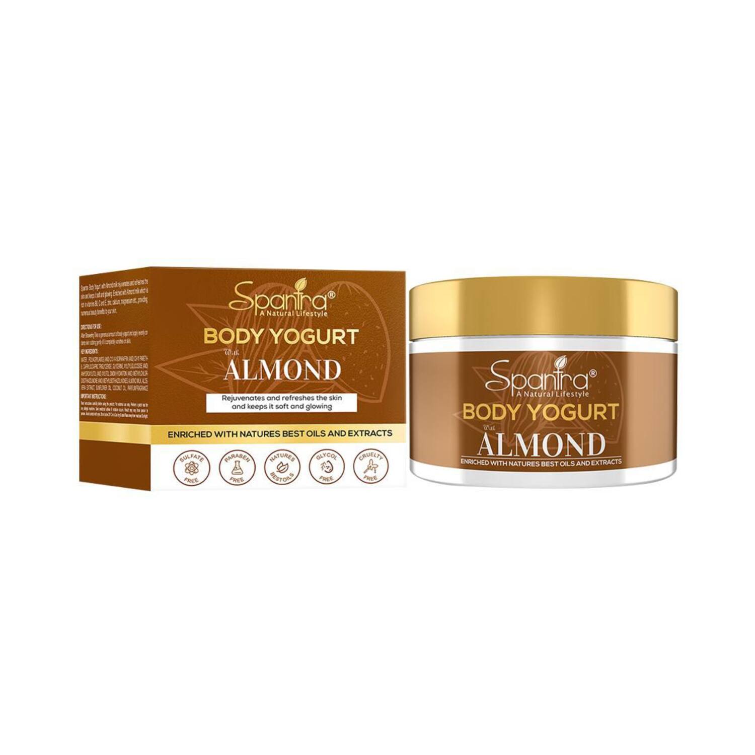 Spantra | Spantra Almond Body Yogurt (250g)