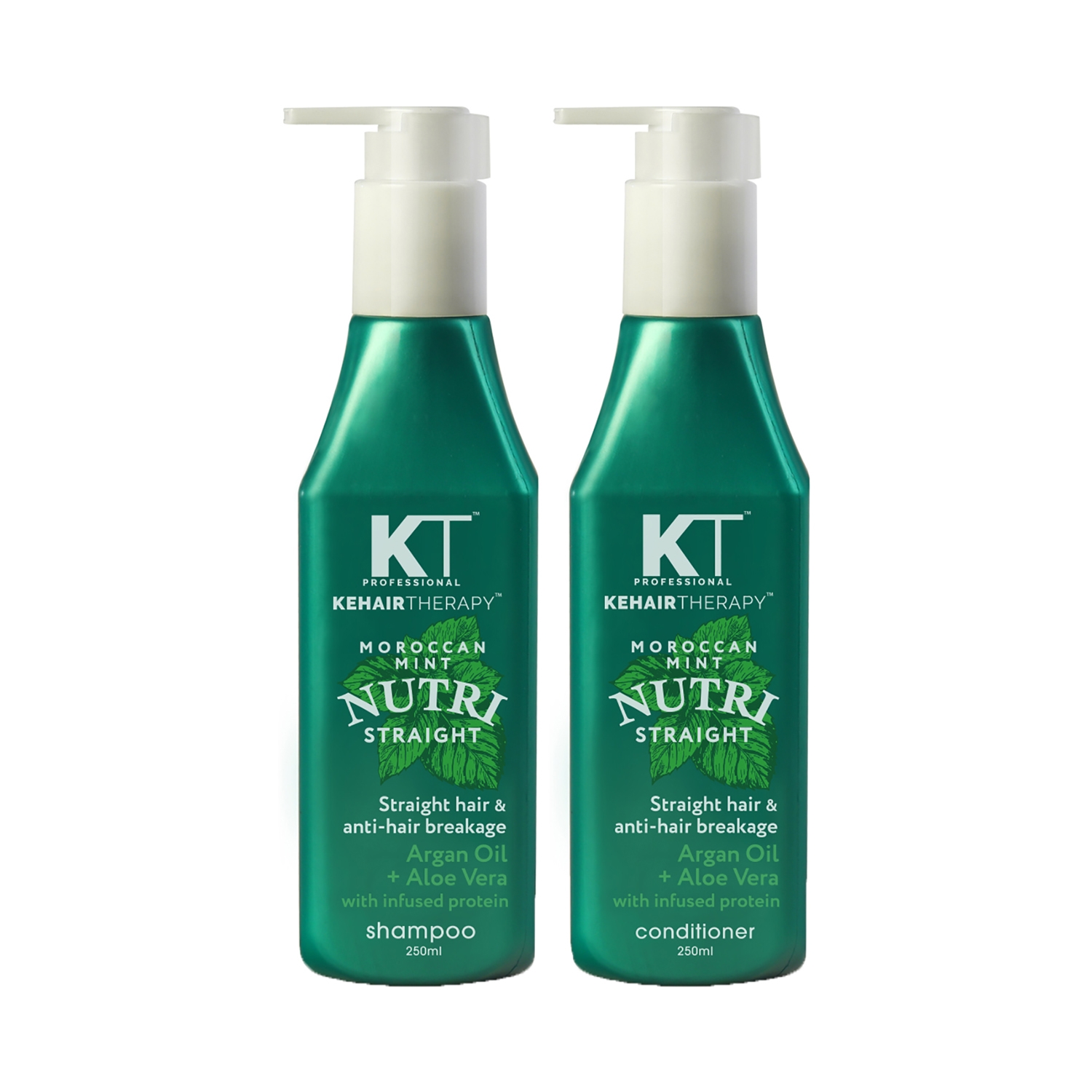 KT Professional | KT Professional Nutri Straight Shampoo & Conditioner Combo - (2Pcs)