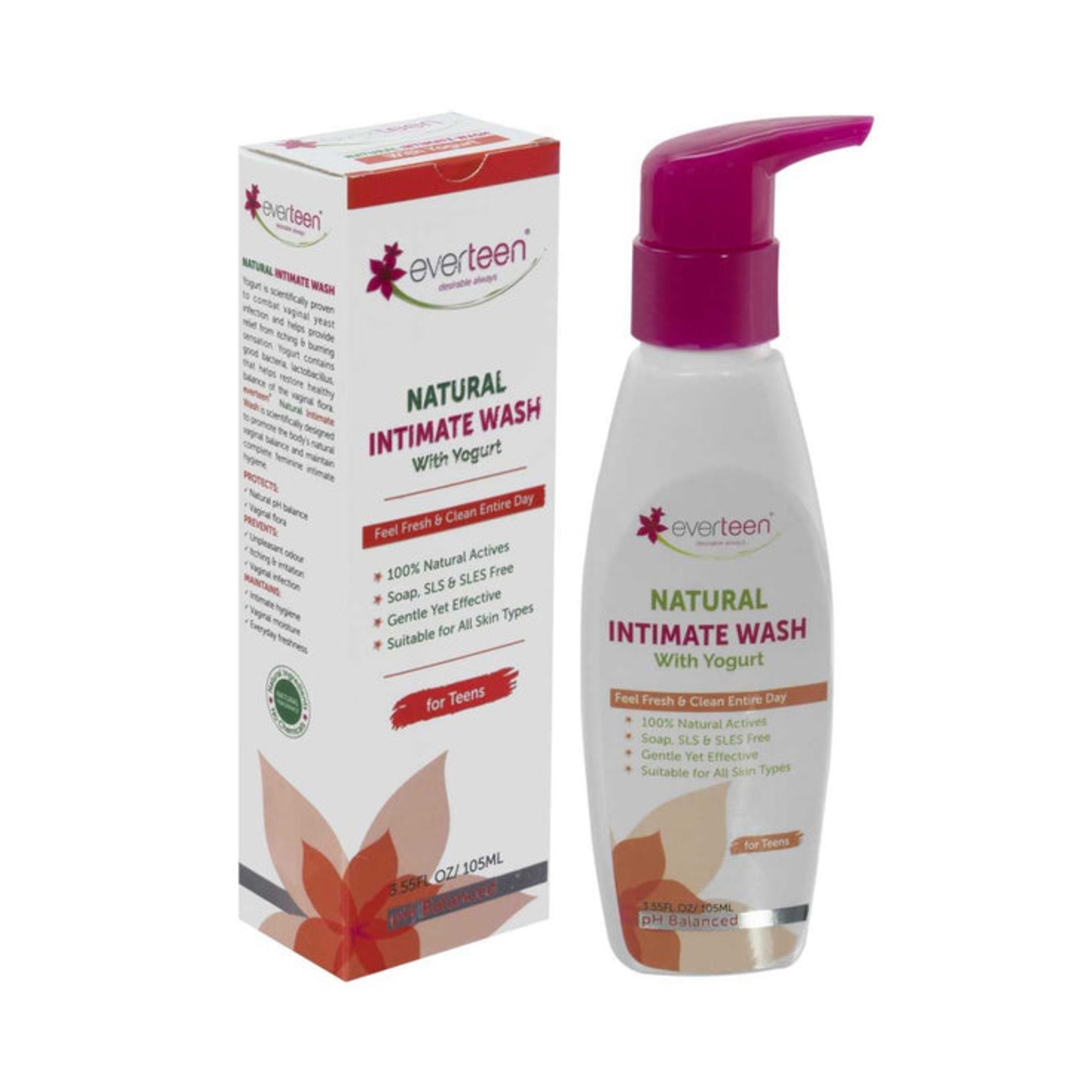 Everteen | Everteen Yogurt Natural Intimate Wash for Feminine Hygiene (105ml)