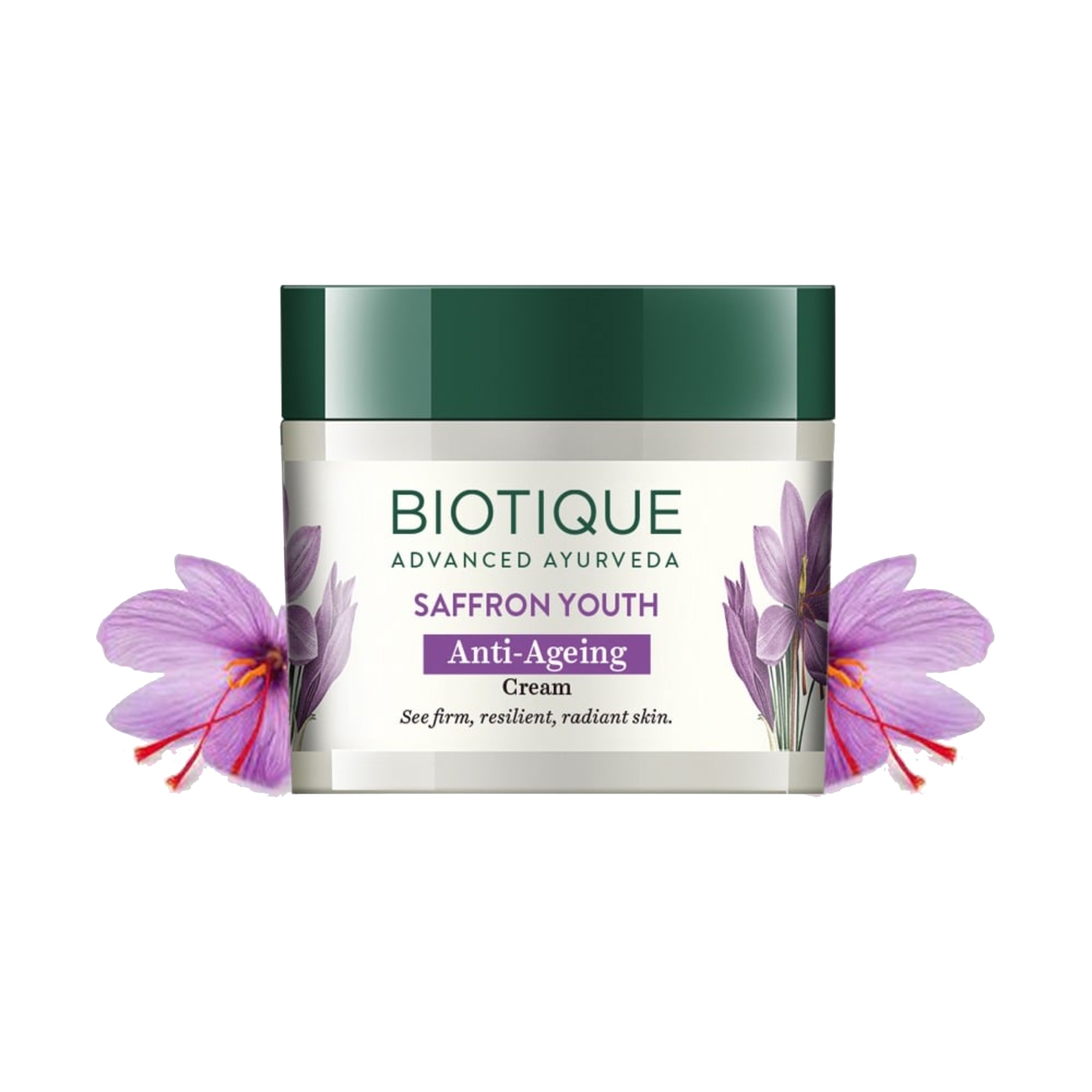 Biotique | Biotique Youth Saffron Anti-Ageing Cream (50g)