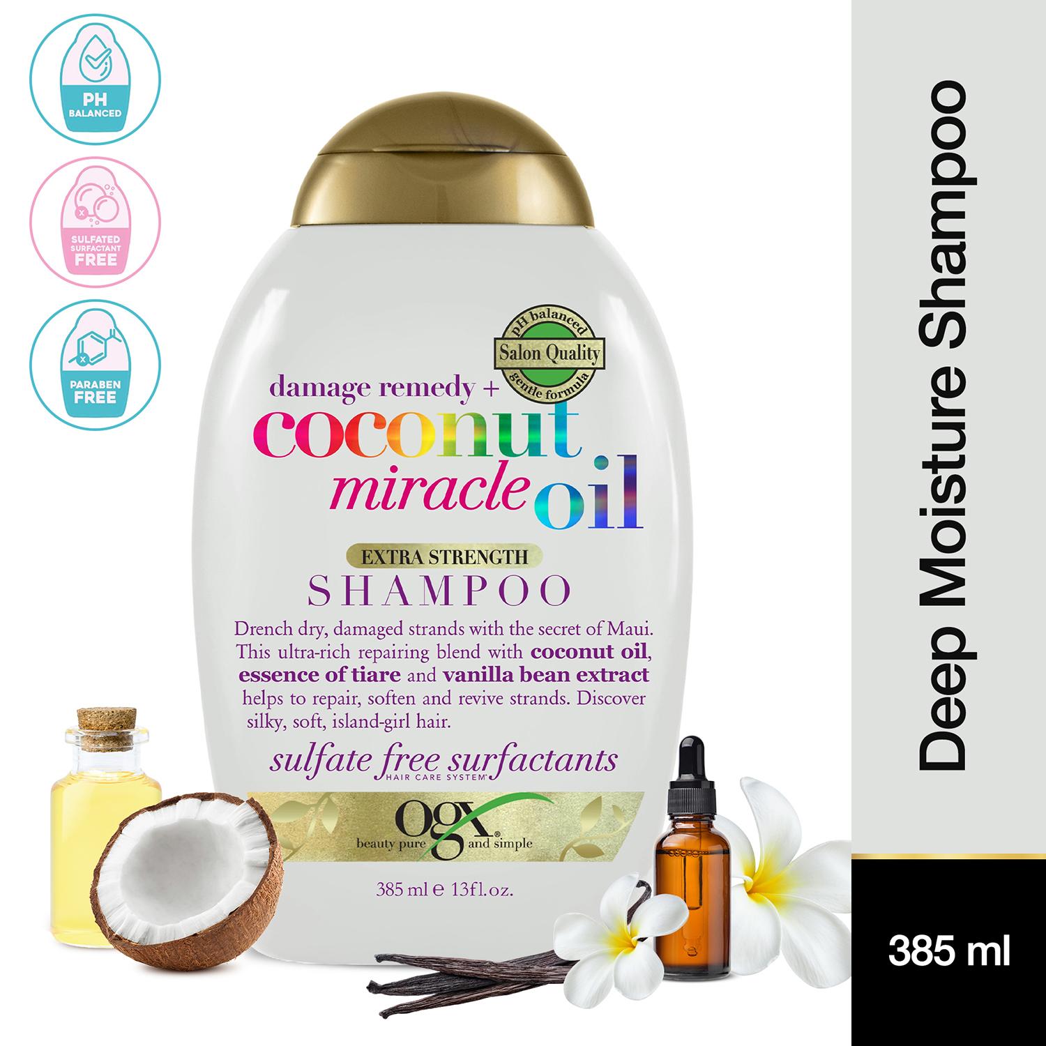 OGX | OGX Extra Strength Damage Remedy Coconut Miracle Oil Shampoo (385 ml)