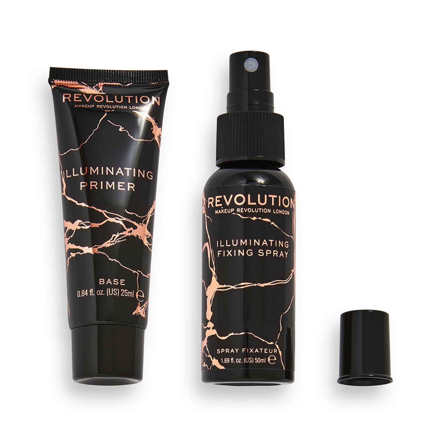 Makeup Revolution | Makeup Revolution Illuminating Prime & Fix Duo Gift Set (2Pcs)