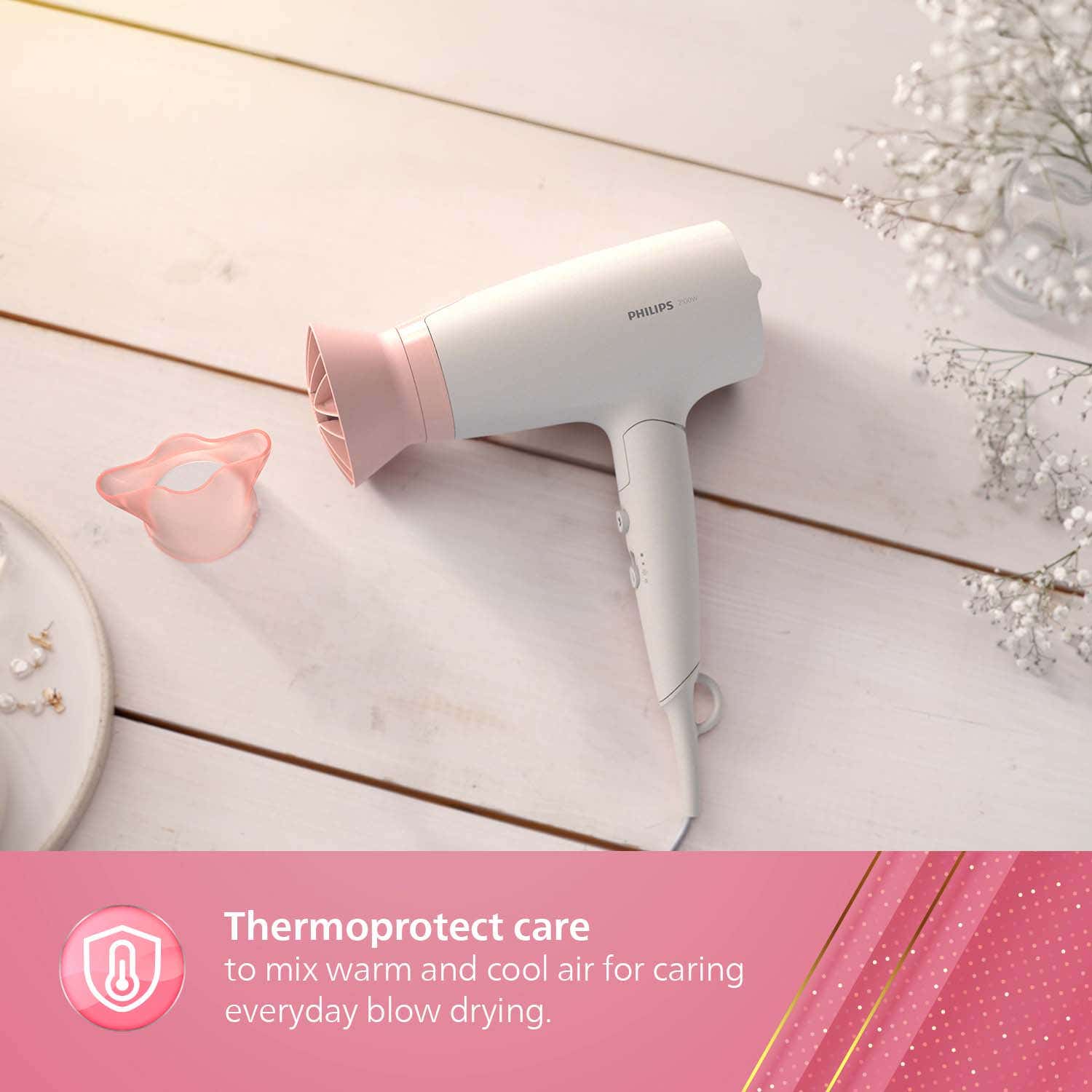 Buy Philips BHD308/30 Thermoprotect Airflower 1600W Hair Dryer