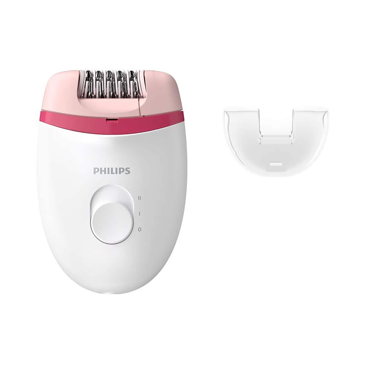 Philips | Philips Corded Compact Epilator BRE235/00 - White, Pink