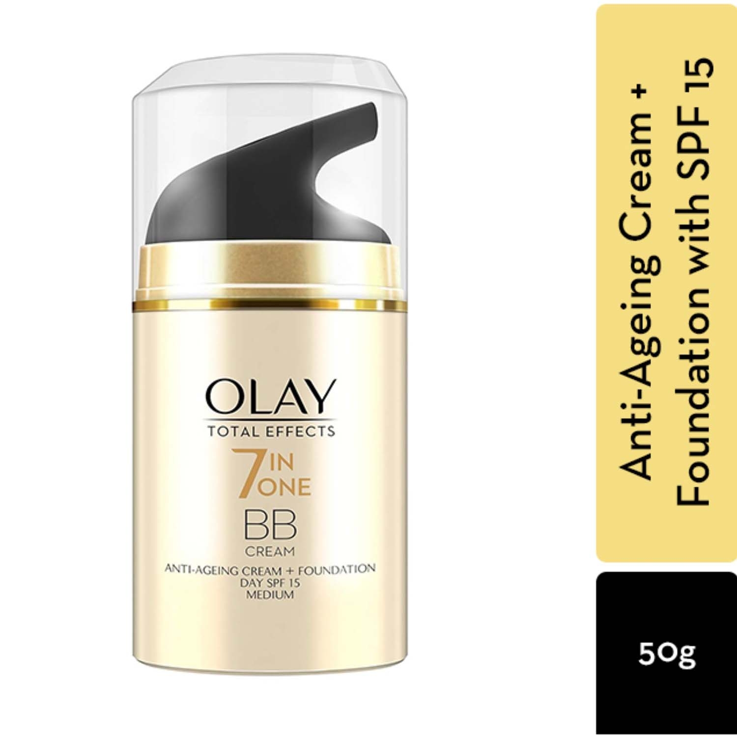 Olay | Olay 7-In-1 Total Effects Anti Ageing Touch Of Foundation Moisturiser (50g)