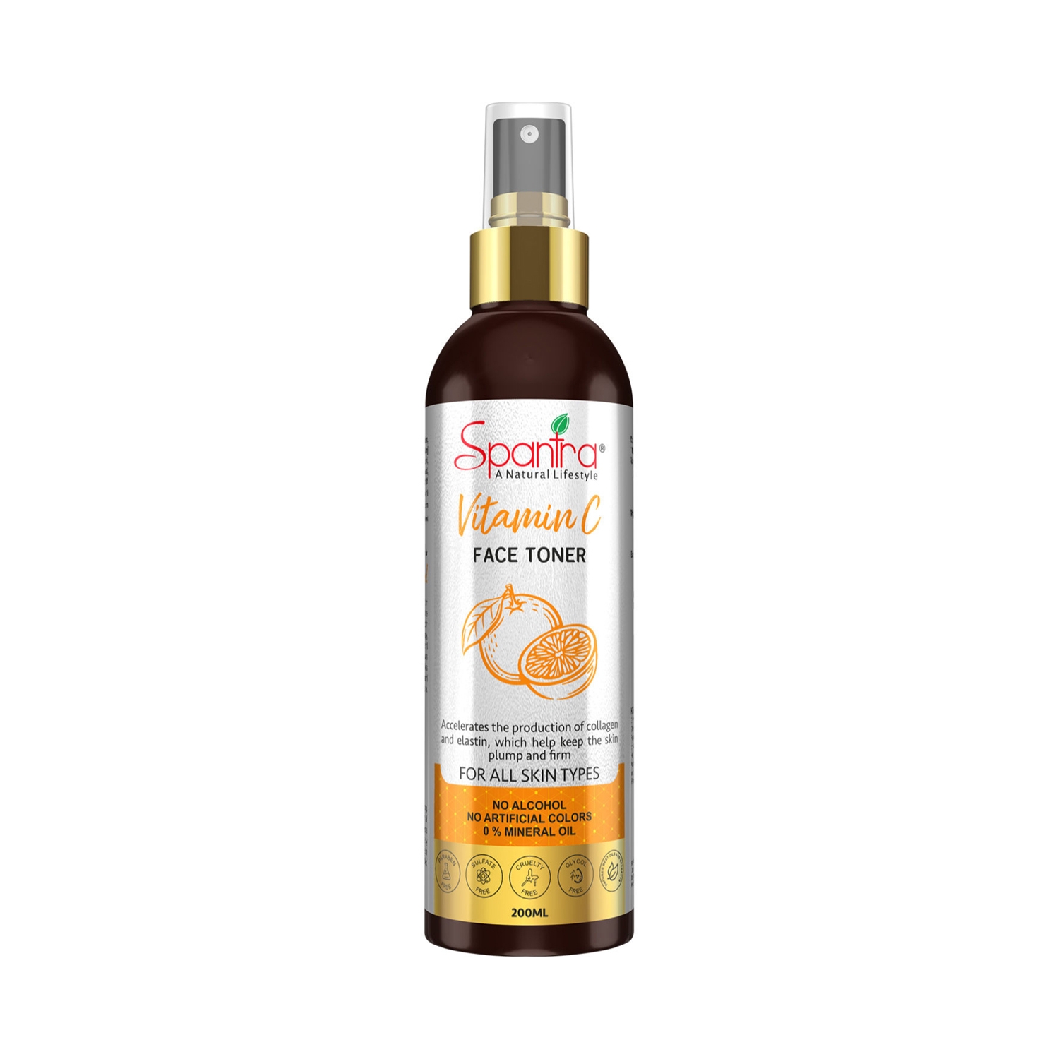 Spantra | Spantra Vitamin C Facial Skin Toner (200ml)