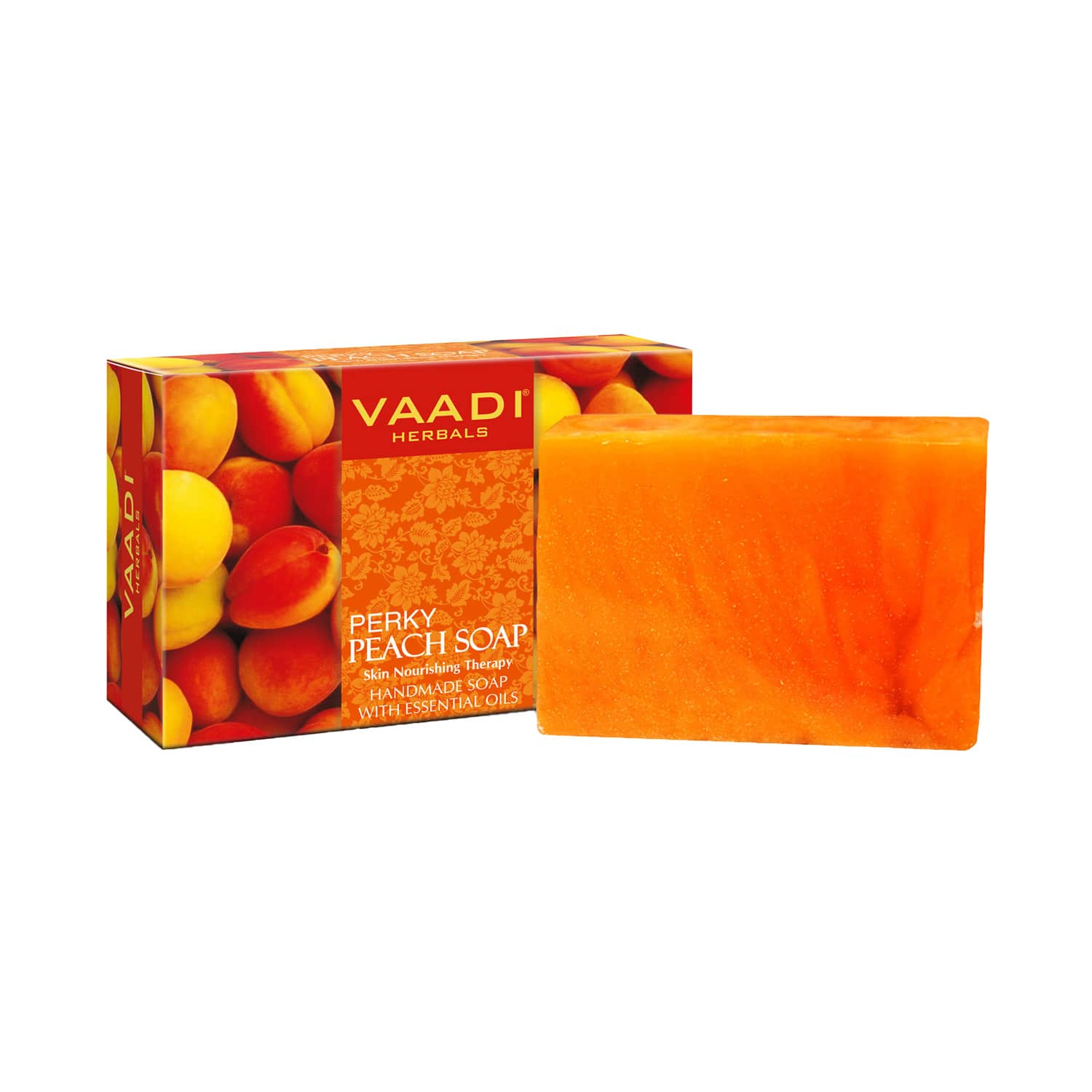 Vaadi Herbals | Vaadi Herbals Perky Peach Soap With Almond Oil (75g)