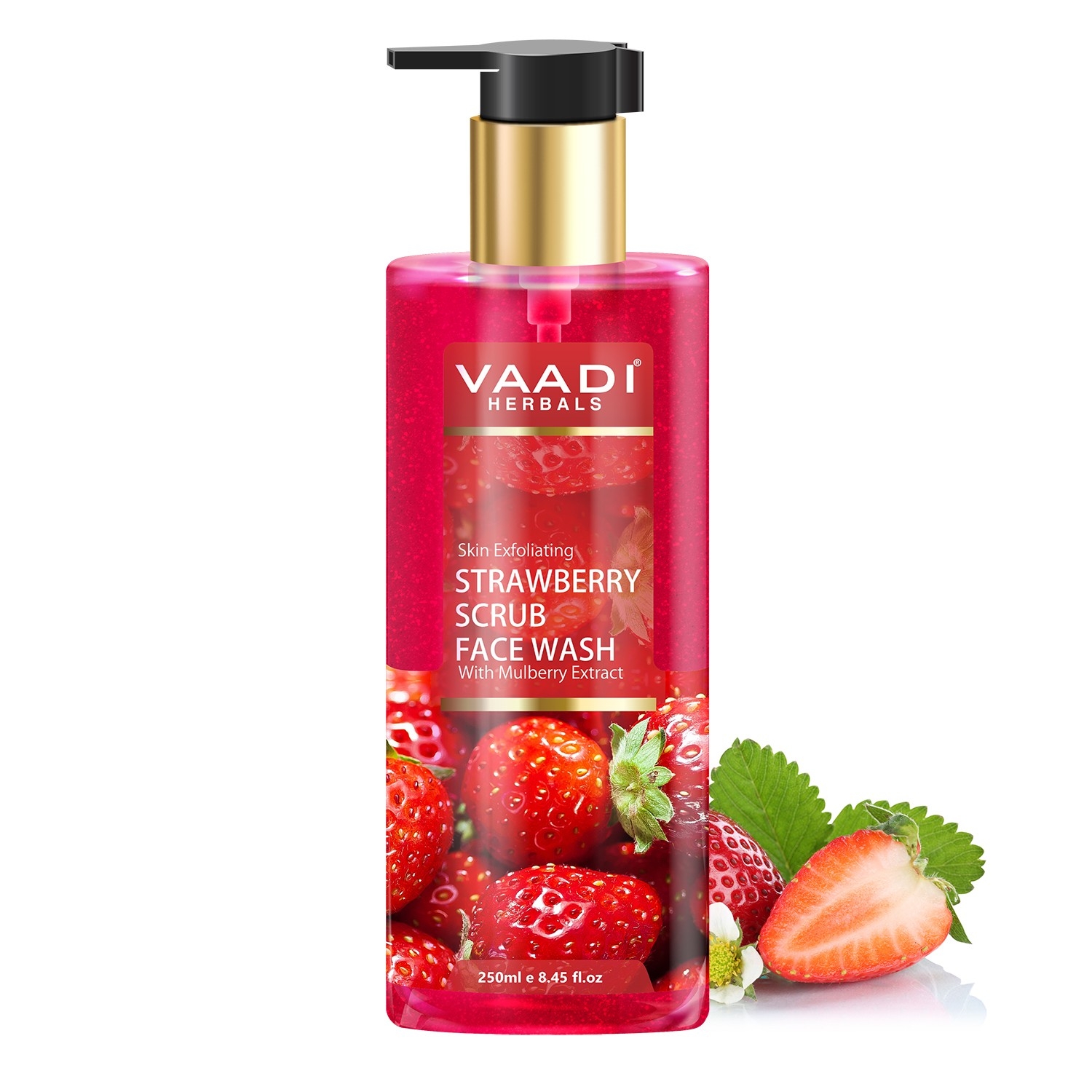 Vaadi Herbals | Vaadi Herbals Strawberry Scrub Face Wash (250ml)