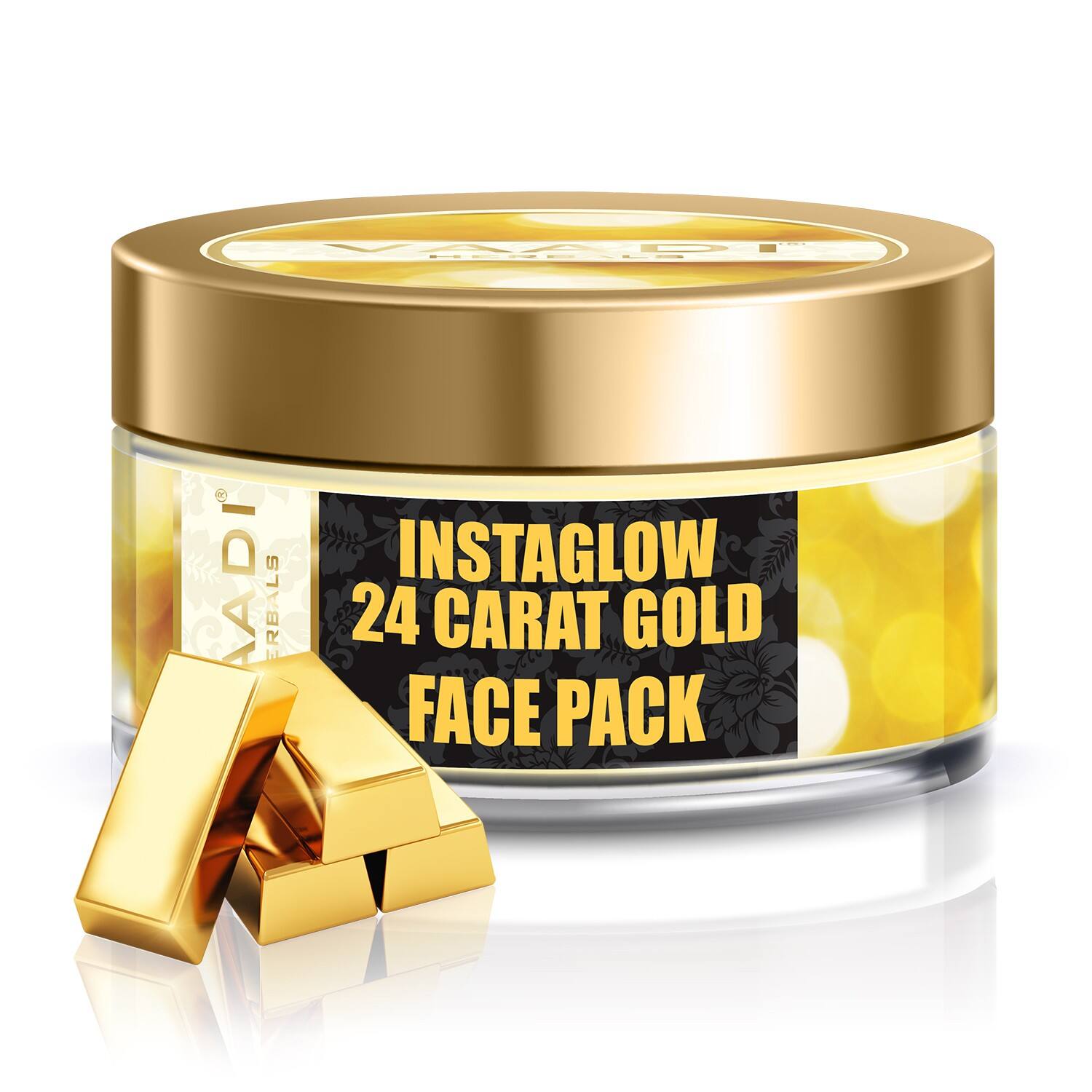 Vaadi Herbals | Vaadi Herbals InstaGlow 24 Carat Gold Face Pack (70g)