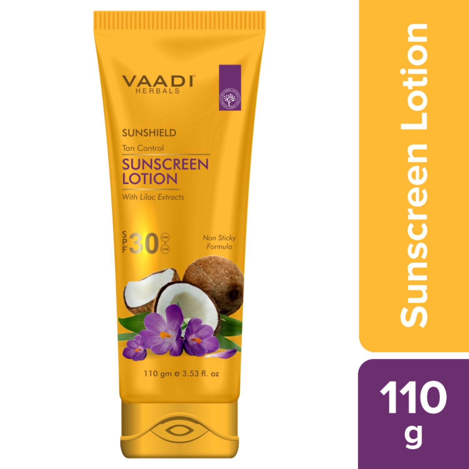 Vaadi Herbals | Vaadi Herbals Sunscreen Lotion SPF 30 With Lilac Extract (110g)